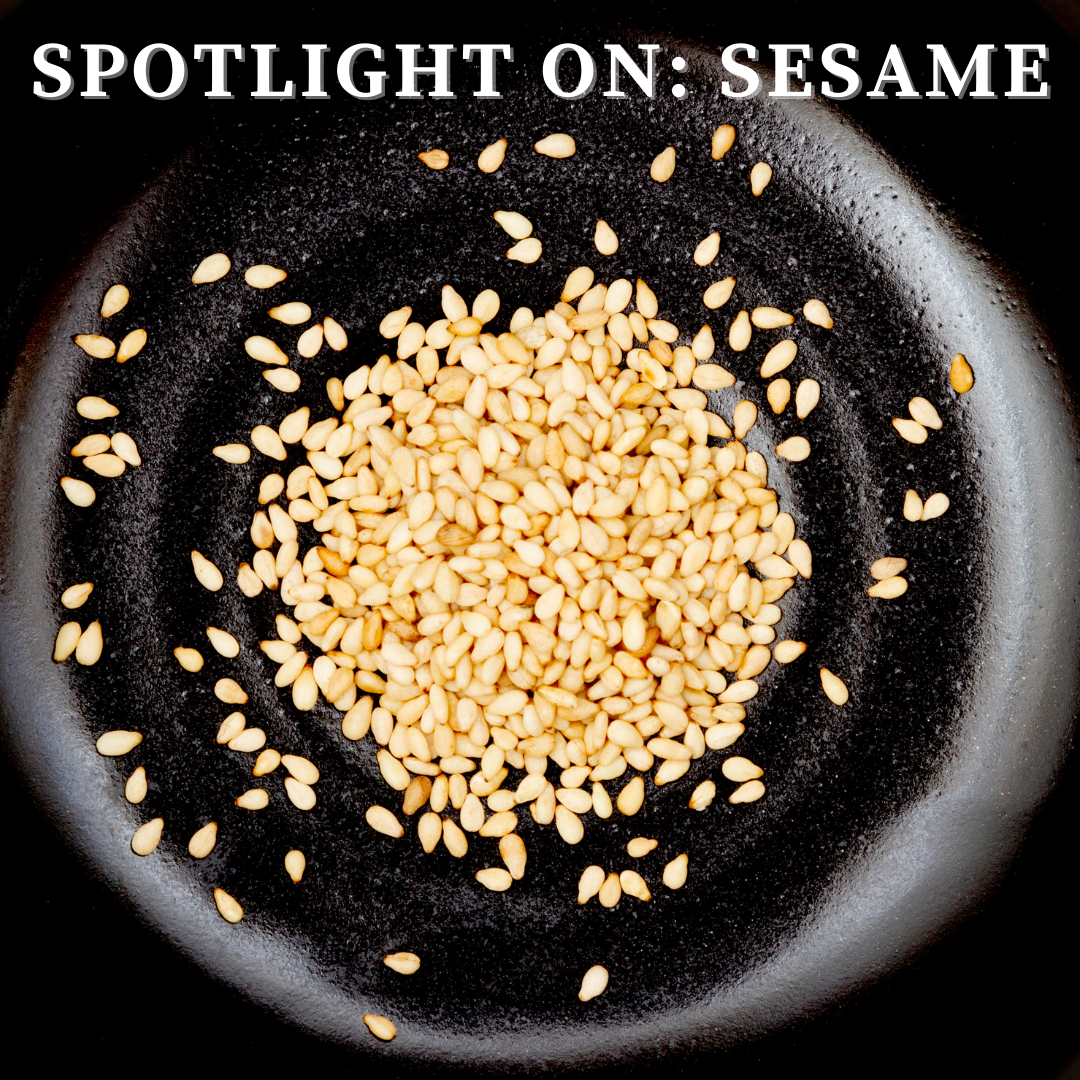 Sesame Seeds in a Bowl