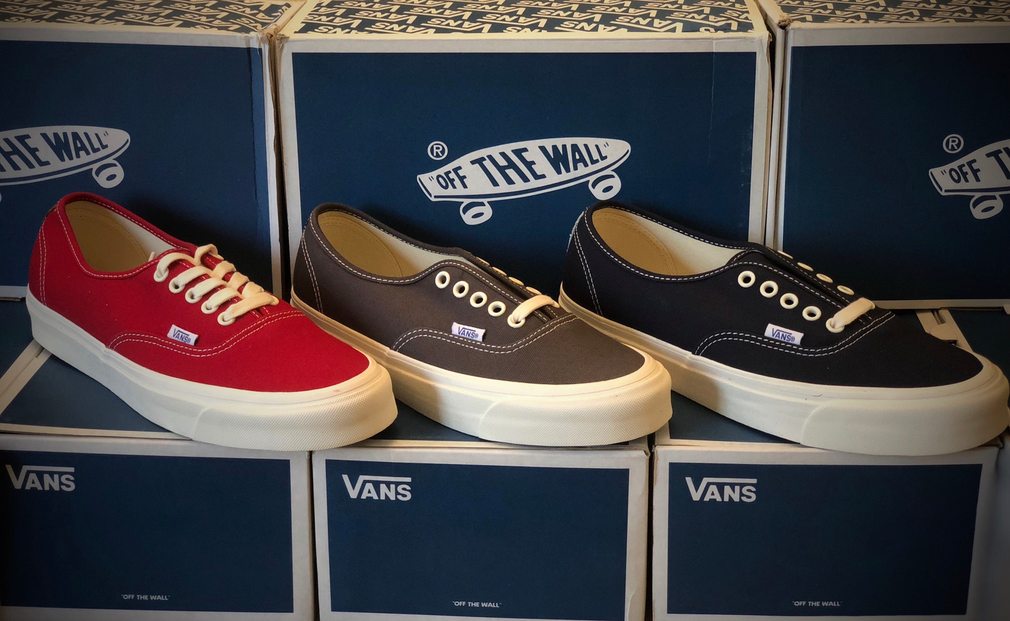 dress blue vans vault