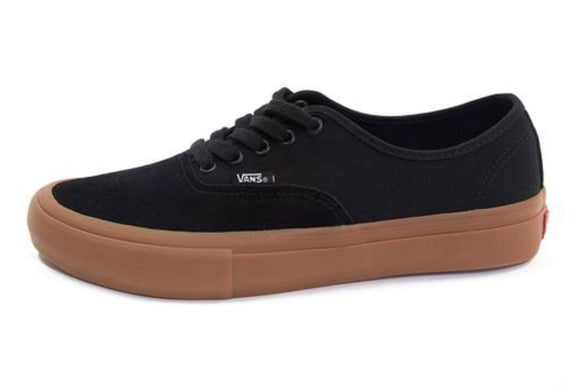 vans authentic black and gum