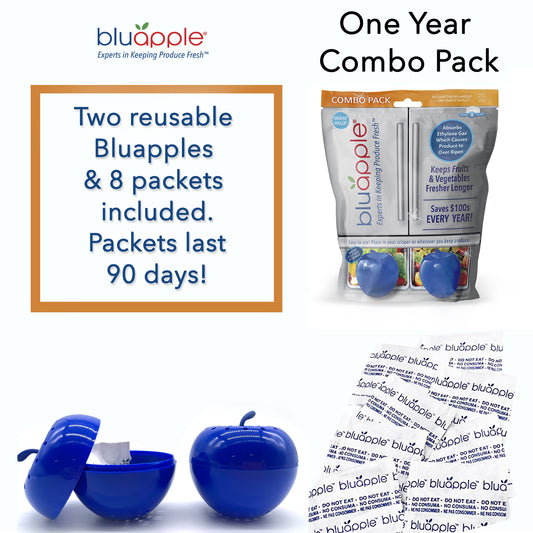 Bluapple 2-Pack with Activated Carbon