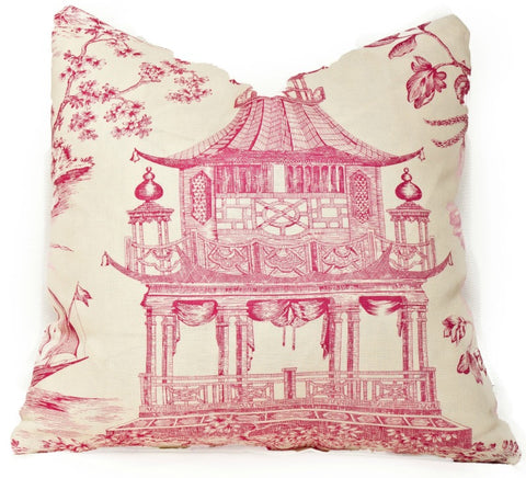 Chinoiserie Chic Hot Pink