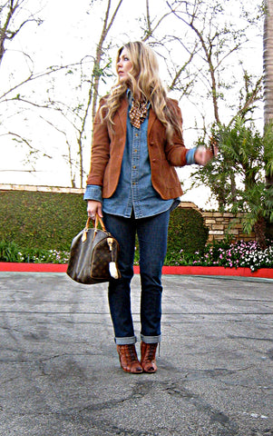 cuffed jeans with ankle boots