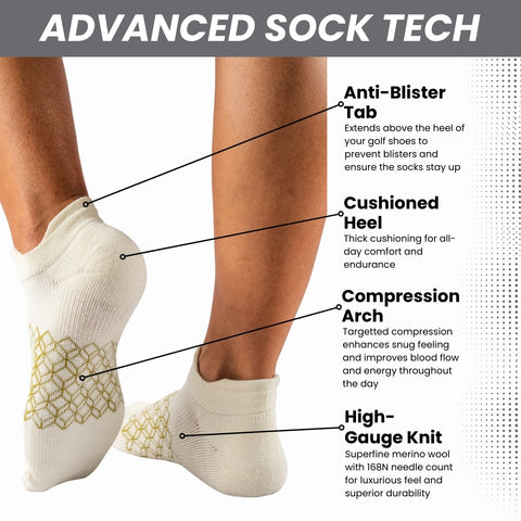 best features in golf socks