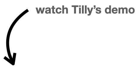 click on the thumbnail below to view Tilly's video