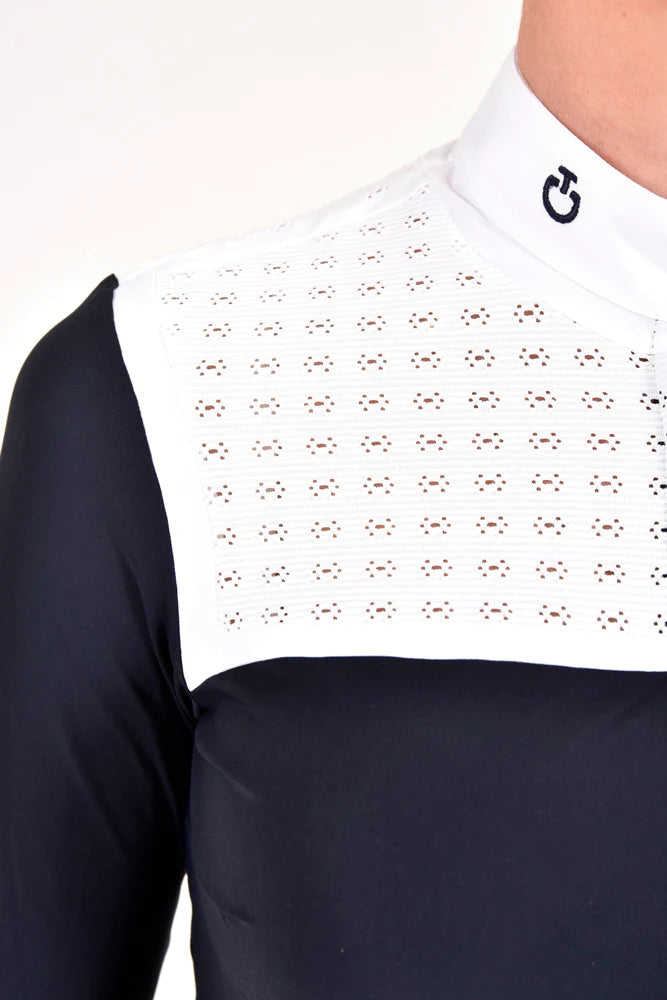 Cavalleria Toscana Ladies Piquè Zip Competition Shirt – My Breeches