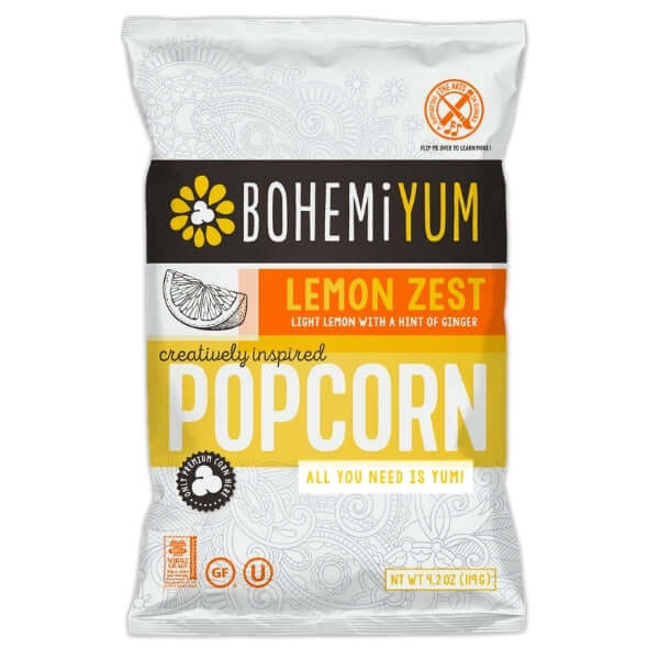 BOHEMiYUM Popcorn - Lemon Zest Bag