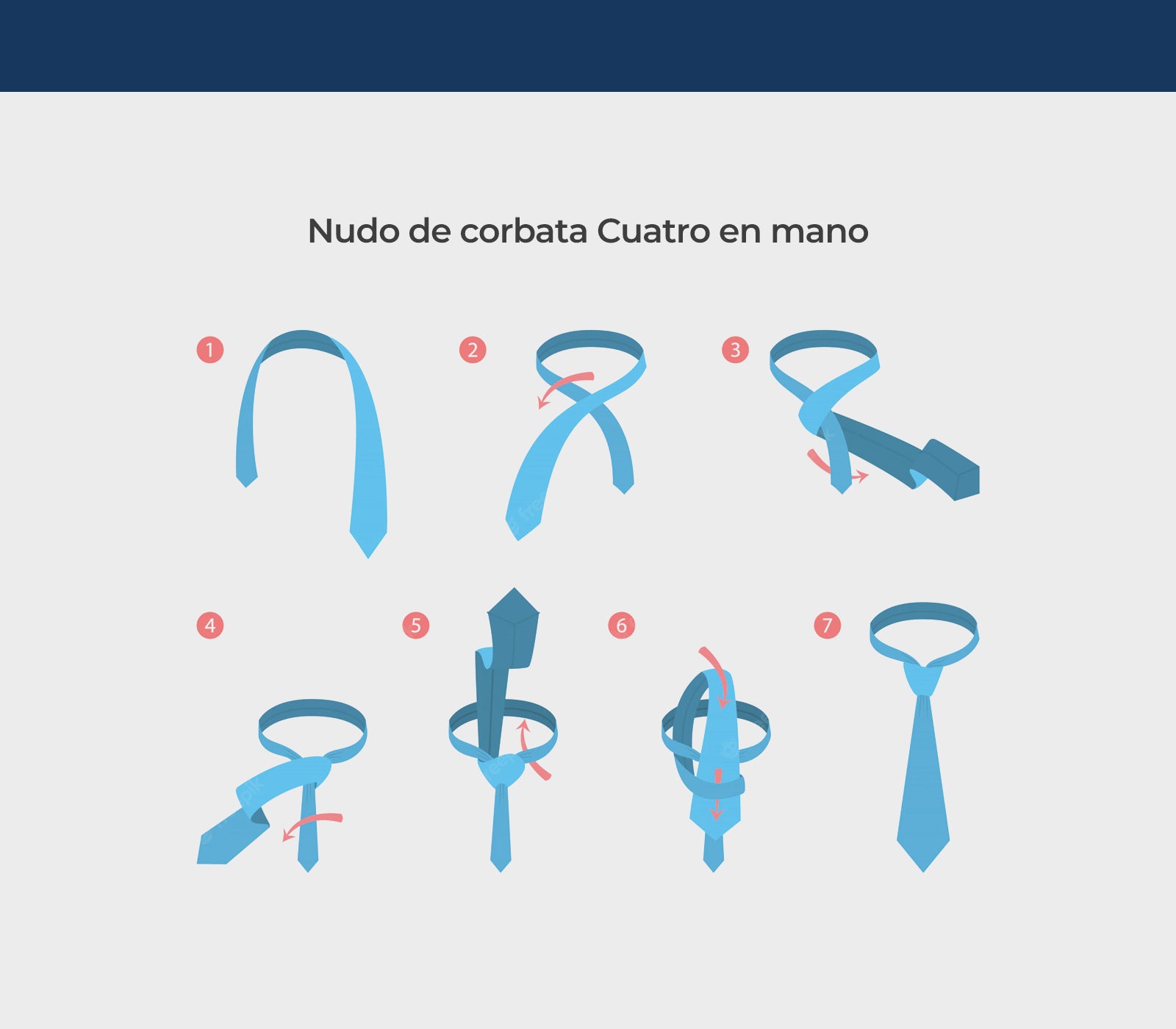 nudo de corbata sencillo