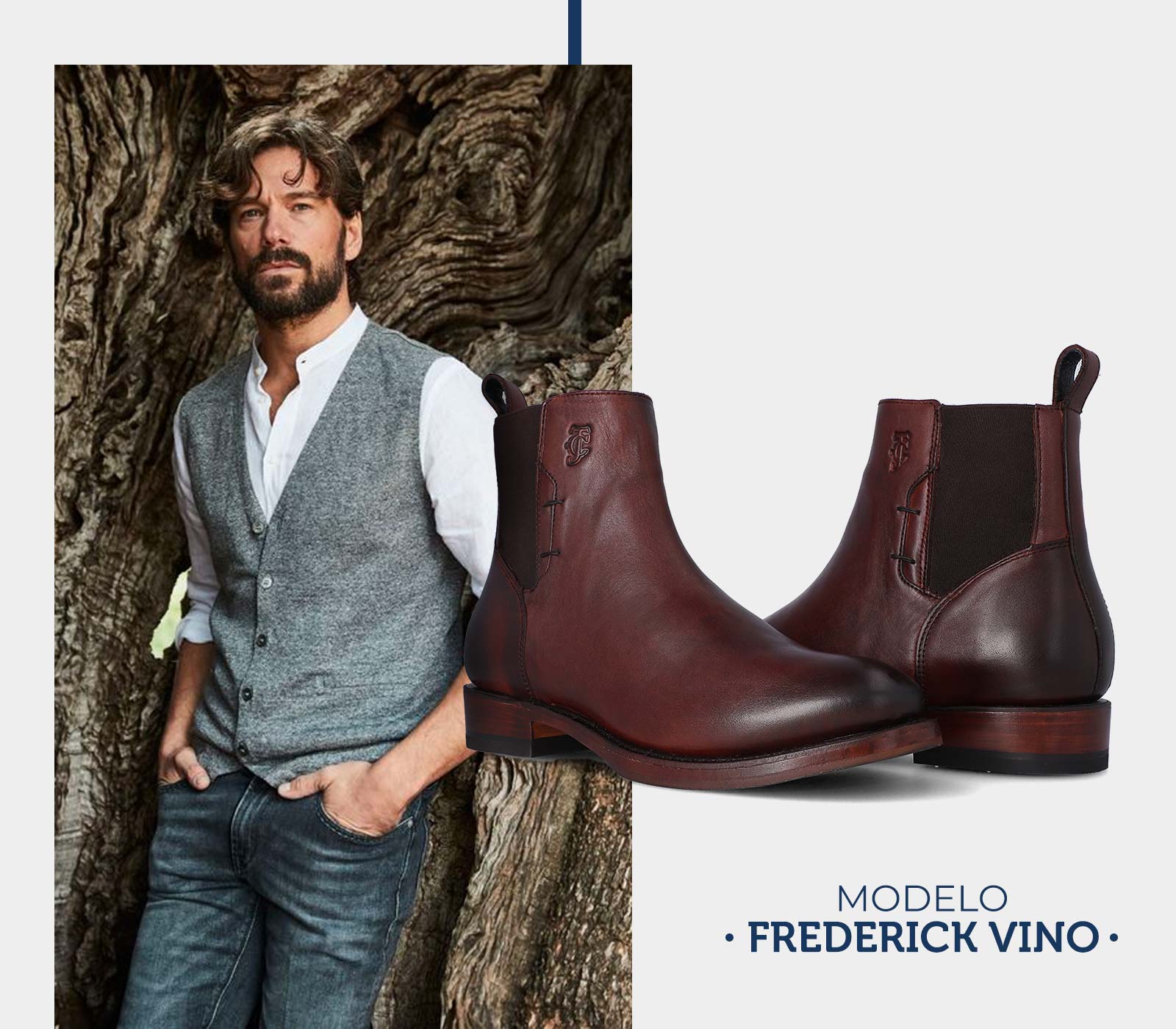 Ideas para usar chalecos para hombre - Botas Jaca