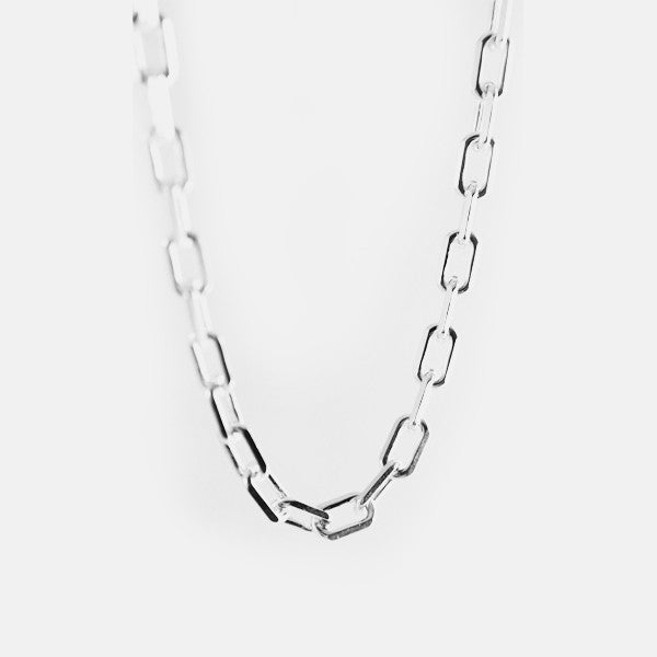 Anchor Link Long Chain Necklace Layering Sterling Silver 30 inch ...