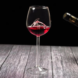 Clear Inventory 50 Off Shark Red Wine Goblet Handmade Outokit