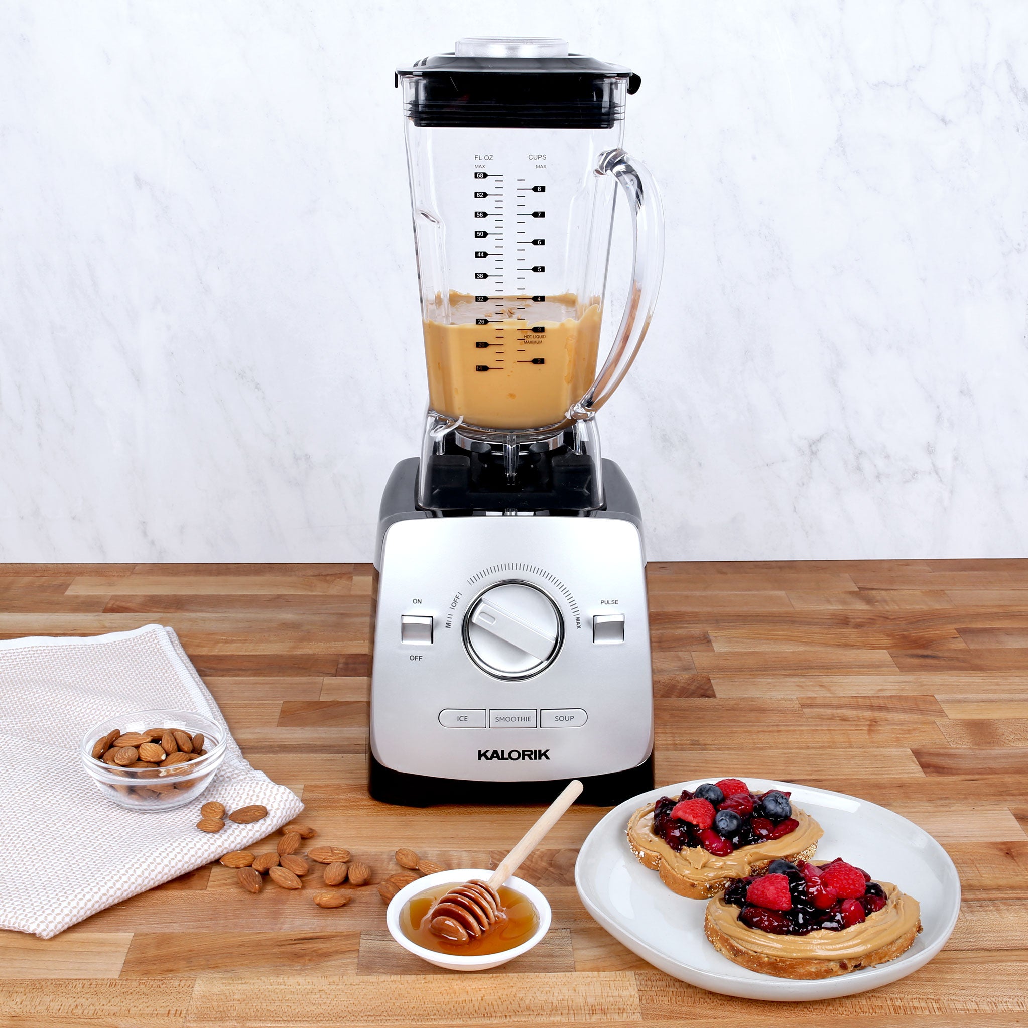 Homemade Nut Butter in the Kalorik High-Powered Blender