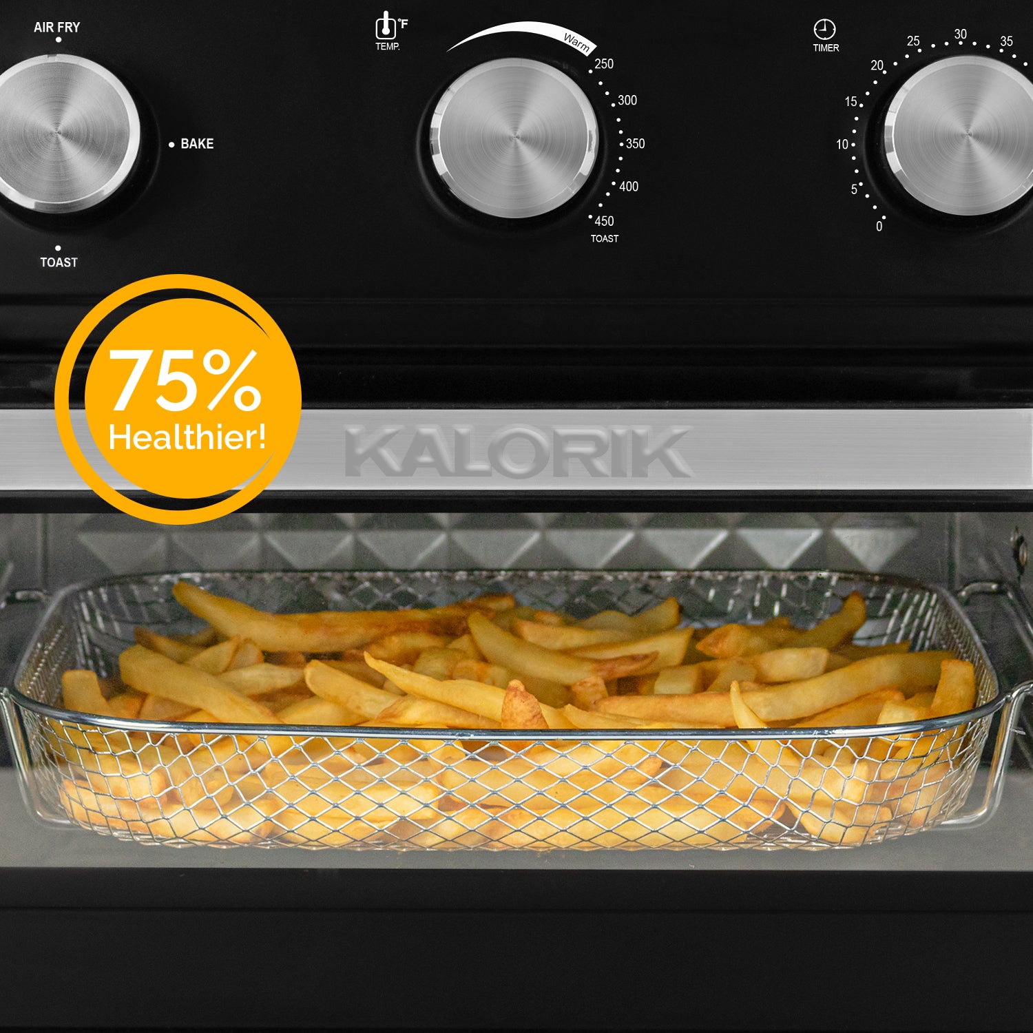 Kalorik 10 Quart Digital Air Fryer Oven 44880 BK 