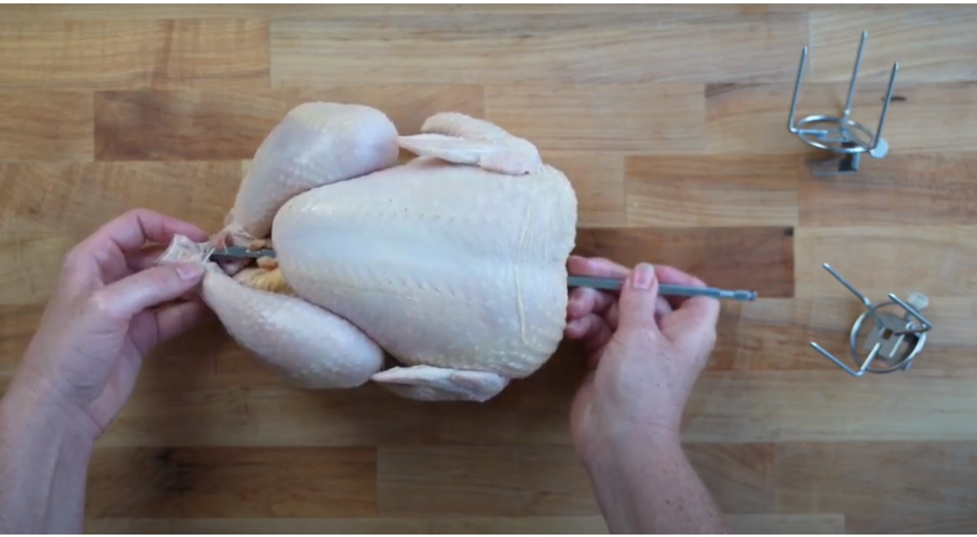 How To Truss Your Rotisserie Chicken with Butcher's Twine