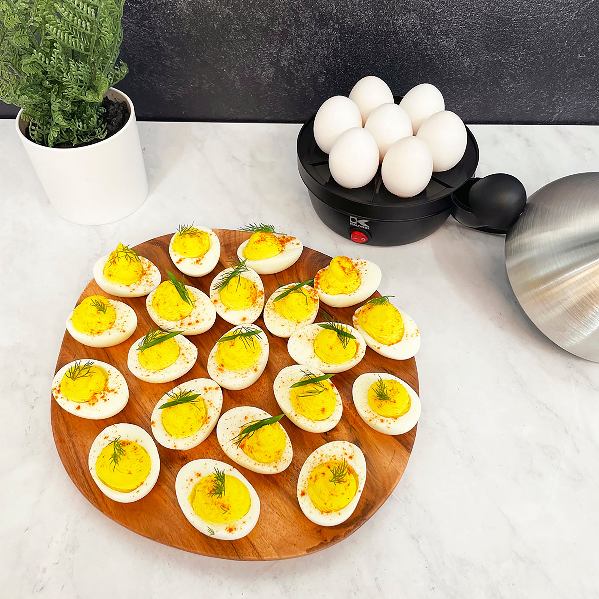 Deviled Eggs with the Kalorik Egg Cooker