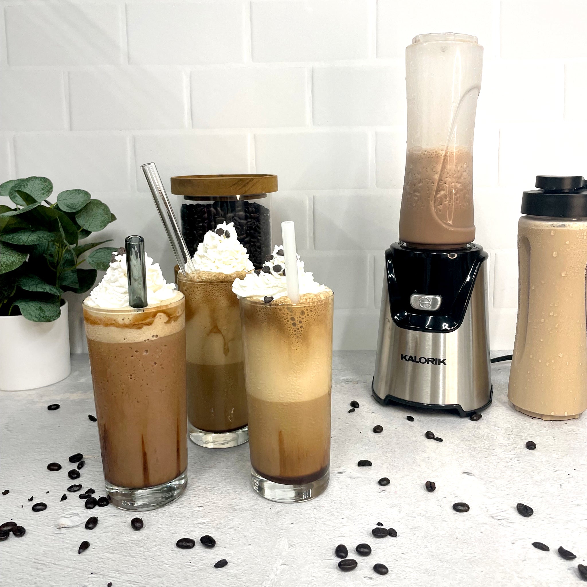 Dairy-Free Coffee Milkshake in the Kalorik Personal Blender