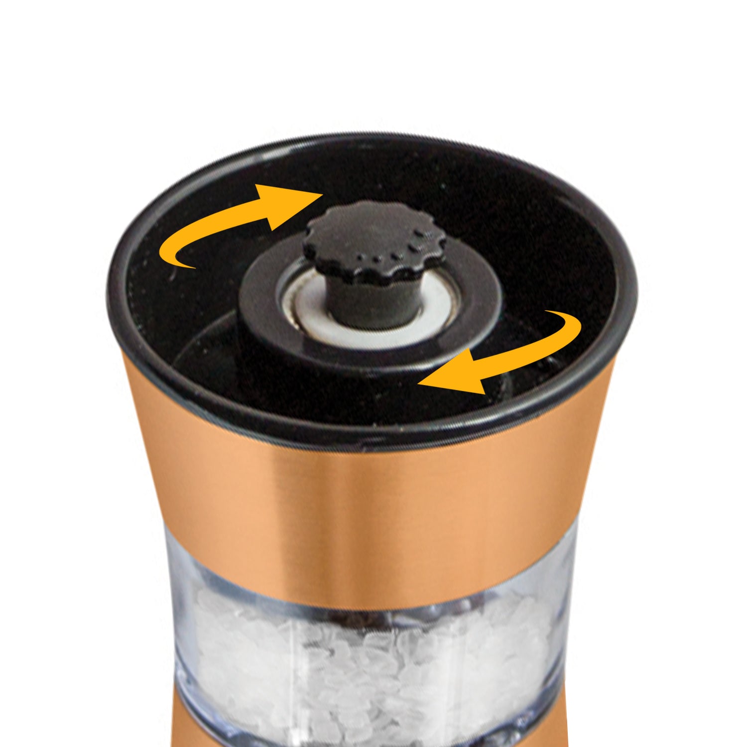 Rechargeable Gravity Copper Salt and Pepper Grinder Set