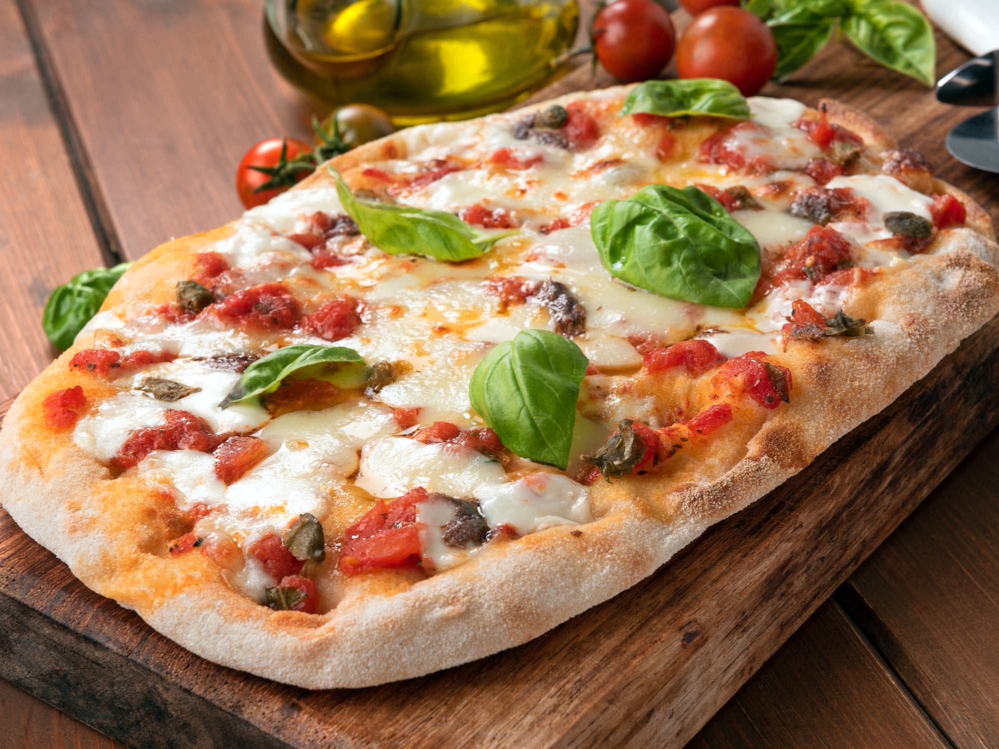 Tomato Focaccia Pizza in the Kalorik MAXX Air Fryer Oven