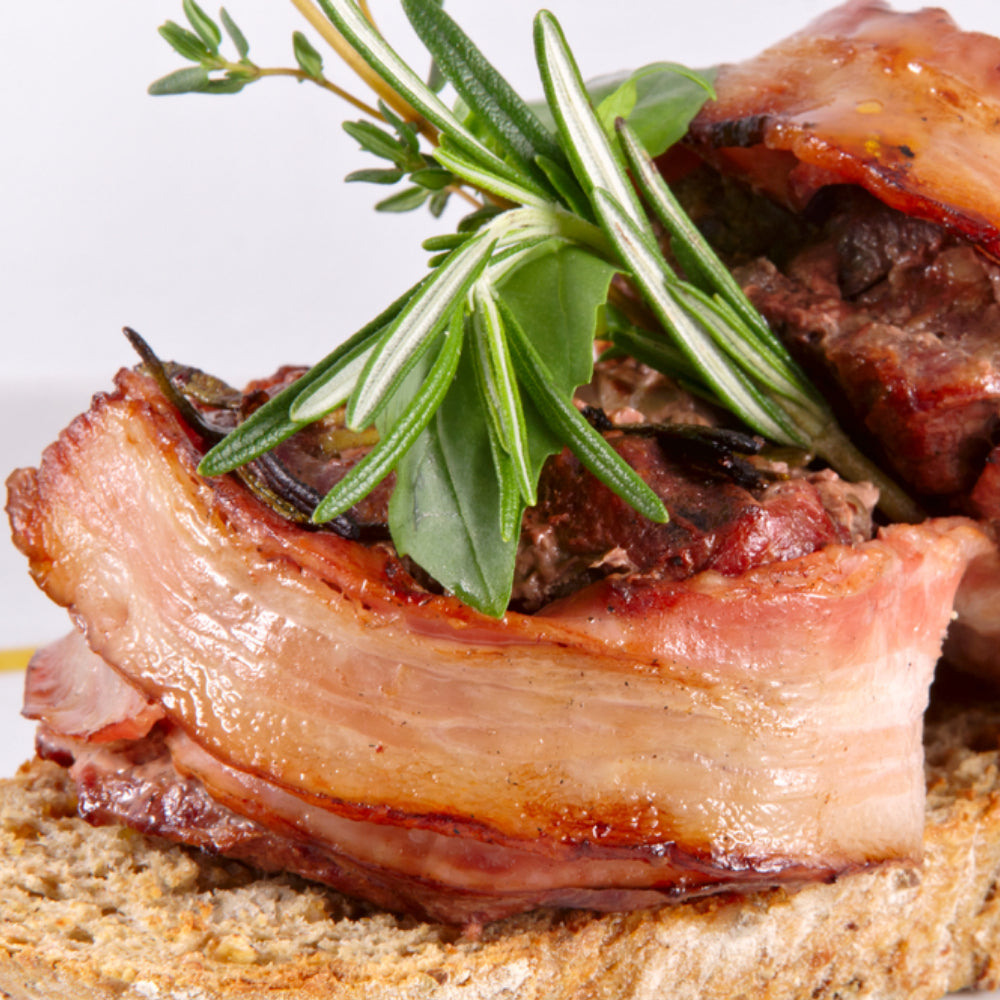Bacon & Herb Wrapped Pork Tenderloin