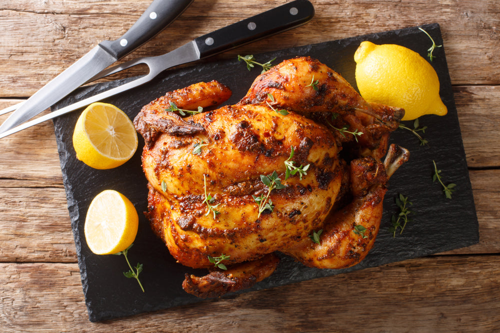 Rotisserie Chicken in the Kalorik MAXX Air Fryer Oven