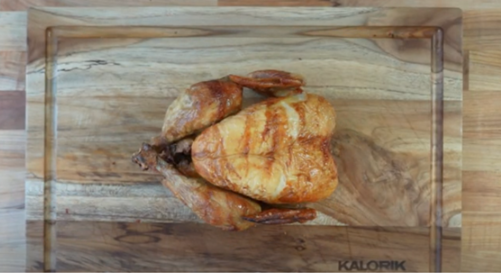 Rotisserie Chicken in the Kalorik MAXX Air Fryer Oven