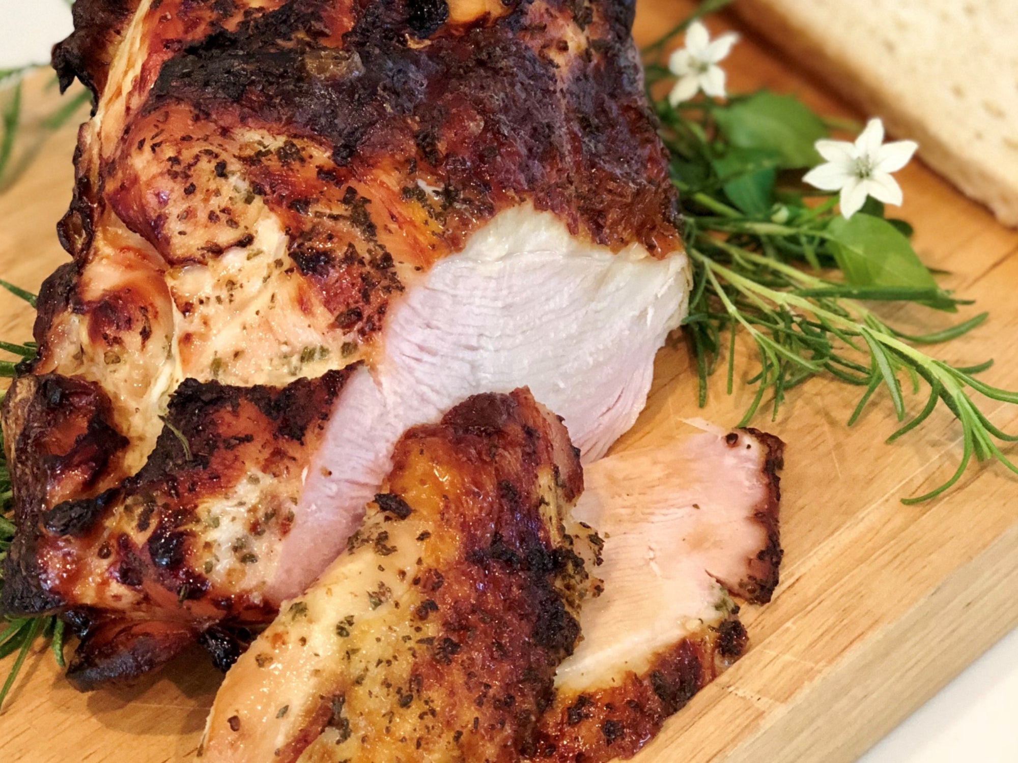 Air Fried Turkey with Rosemary and Garlic - Mommy Hates Cooking