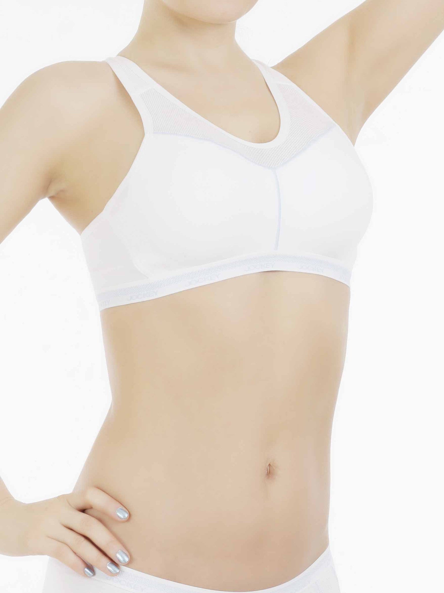 soft cotton sports bra