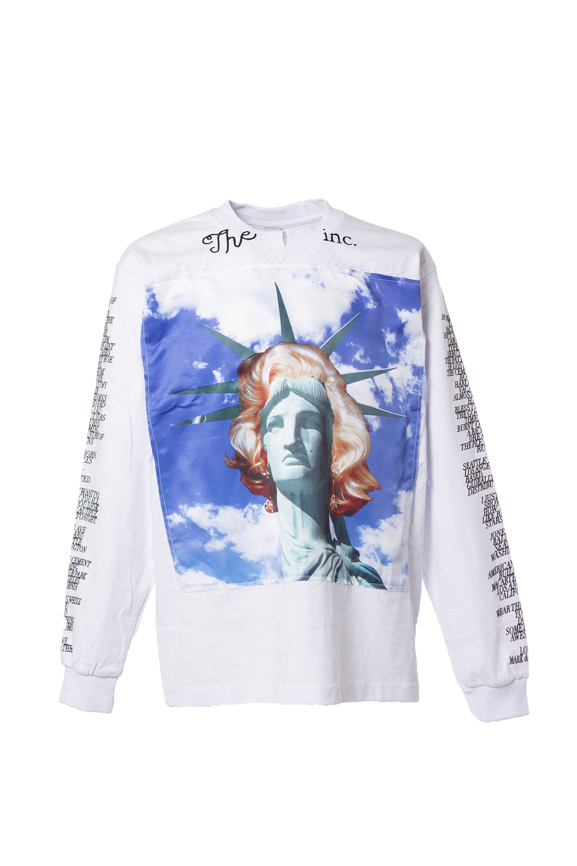 THE inc. SS23 THE MISS LIBERTY LS T / WHT -NUBIAN