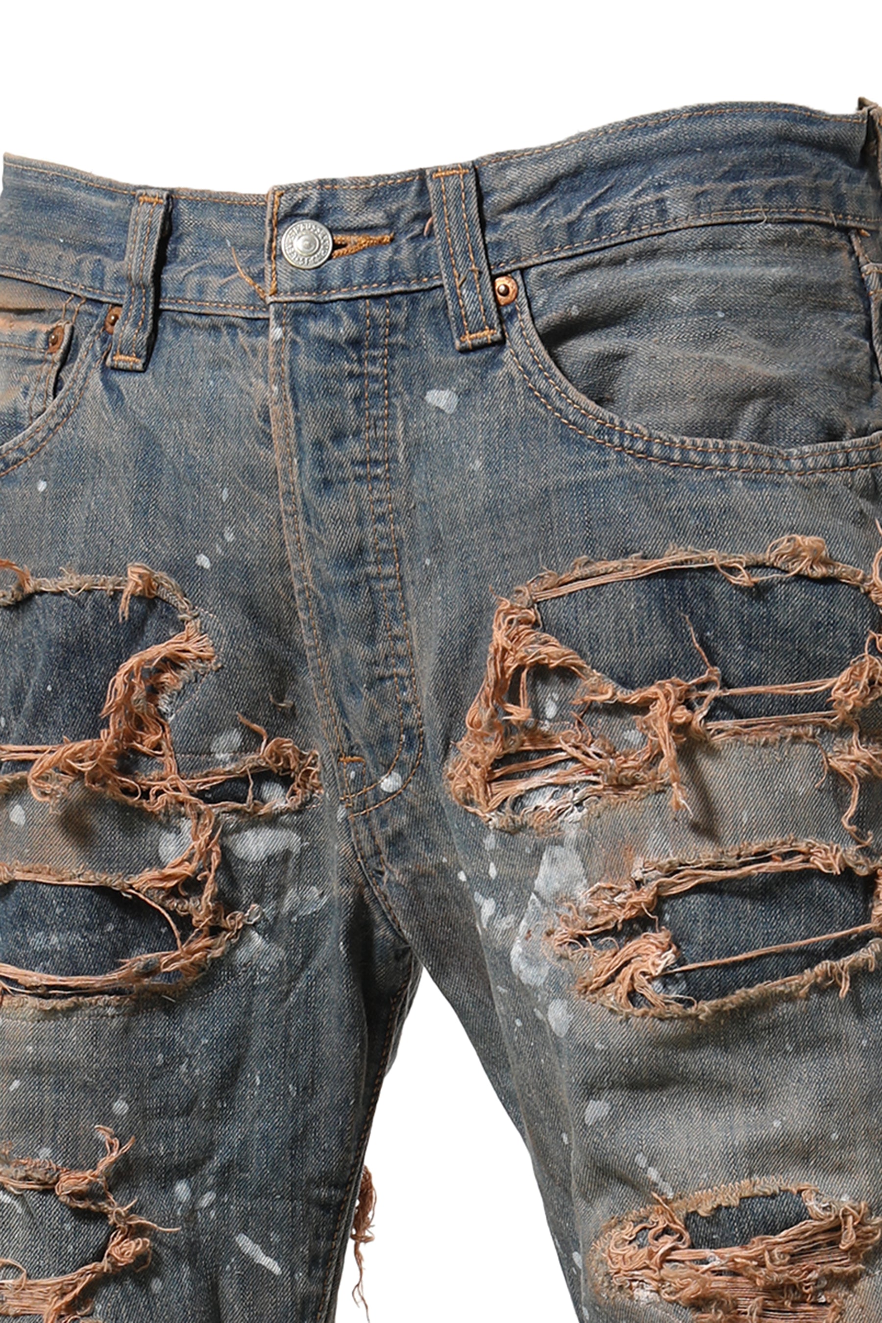 2極タイプ Innocence NY Destroy Denim Pants Black - 通販 - www