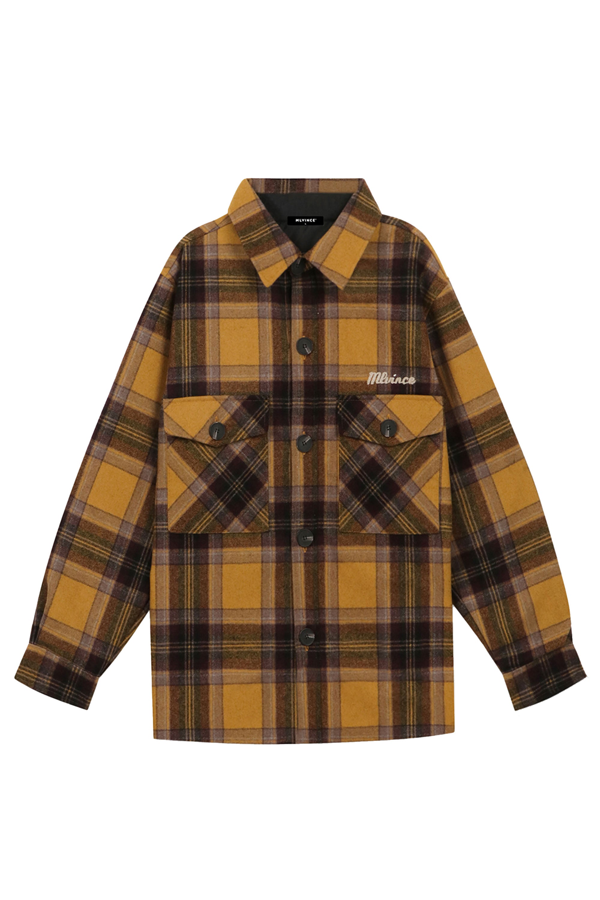 MLVINCE SS23 WOOL CHECK JACKET / YEL -NUBIAN