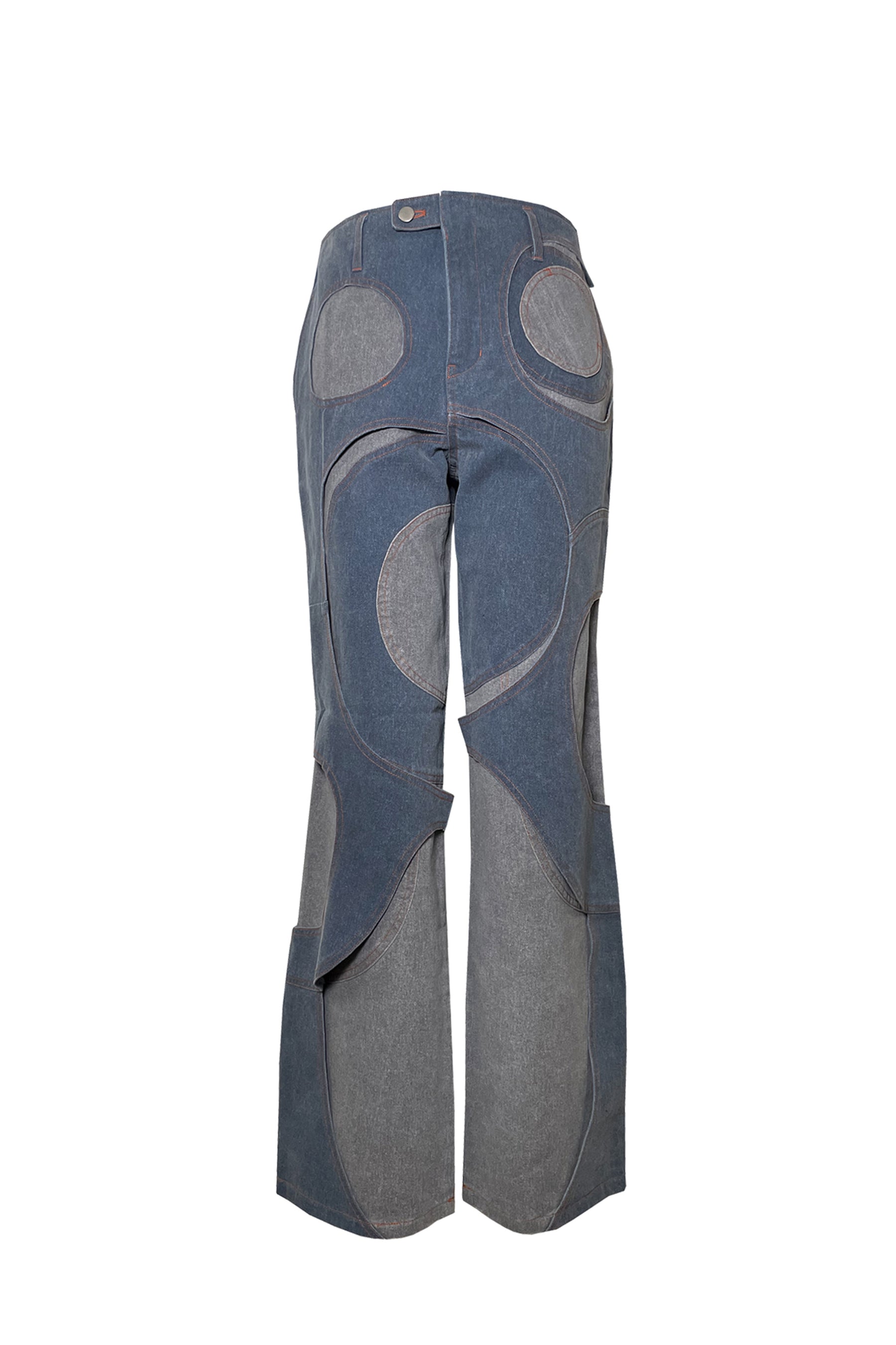 M.Y.O.B SPIRAL CUT-OUT FLARED PANTS