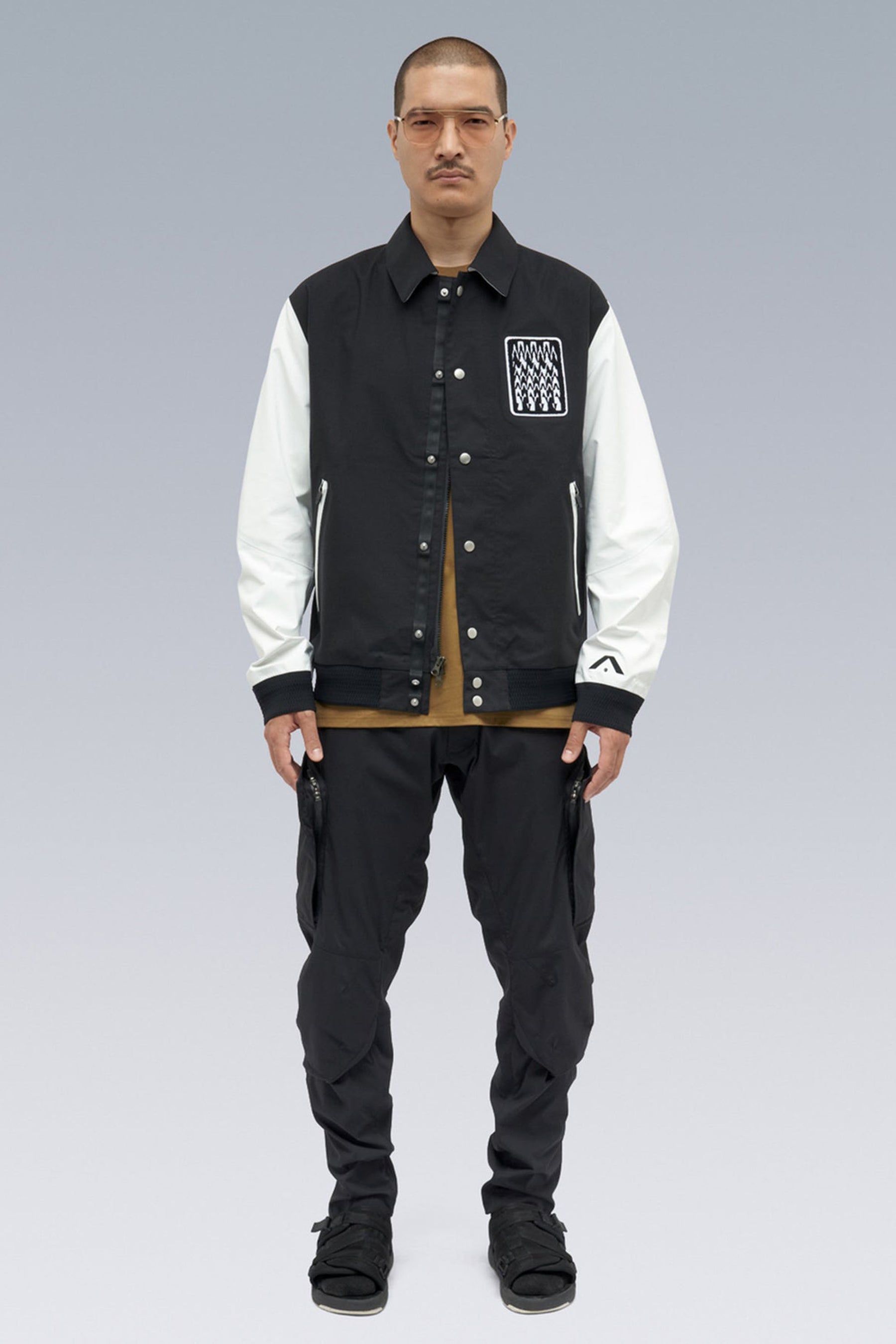 VERSITY JACKET (J94-VT) / BLK/WHT