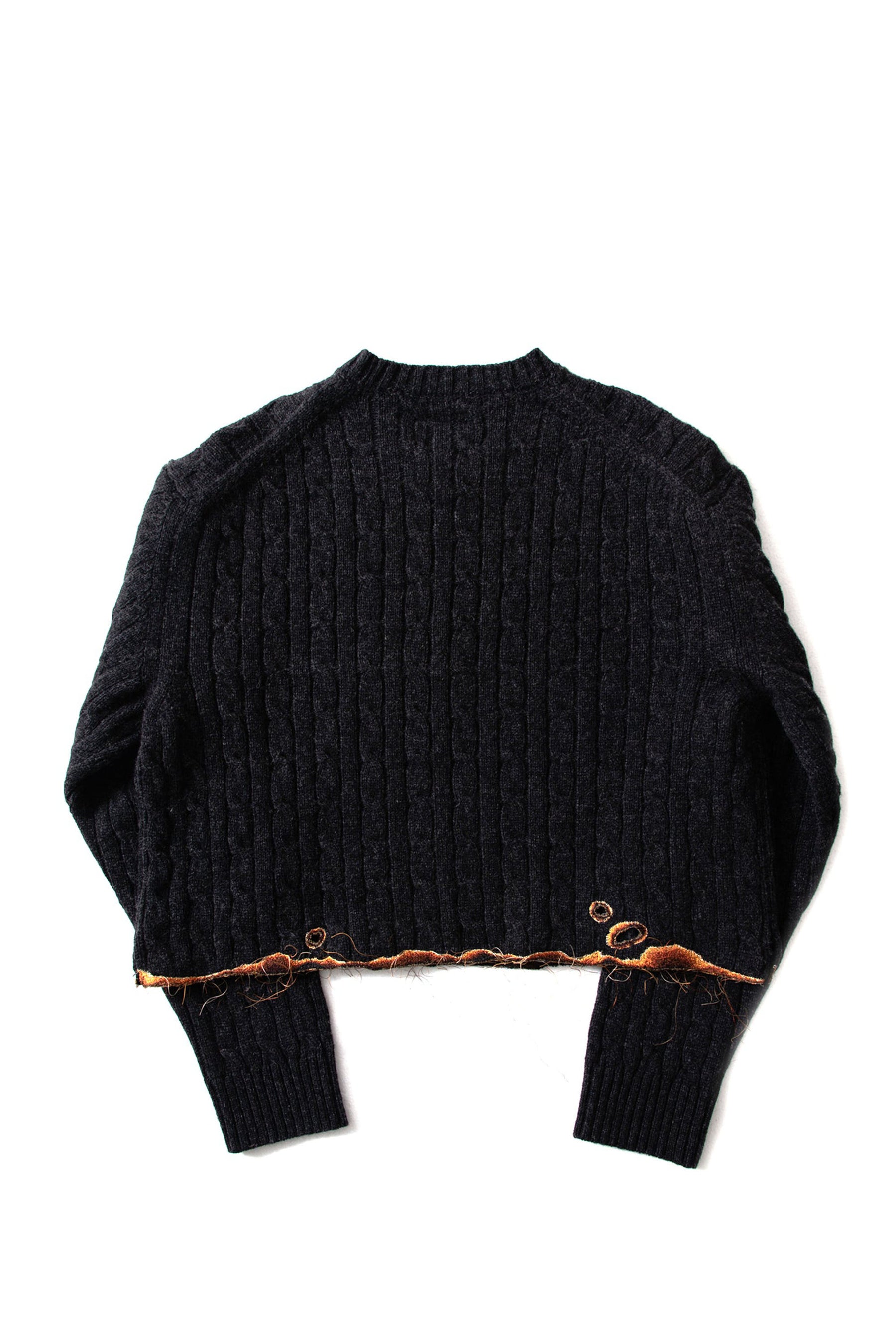 Doublet ダブレット Fw22 Burnig Embroidery Knit Pullover Cha Nubian