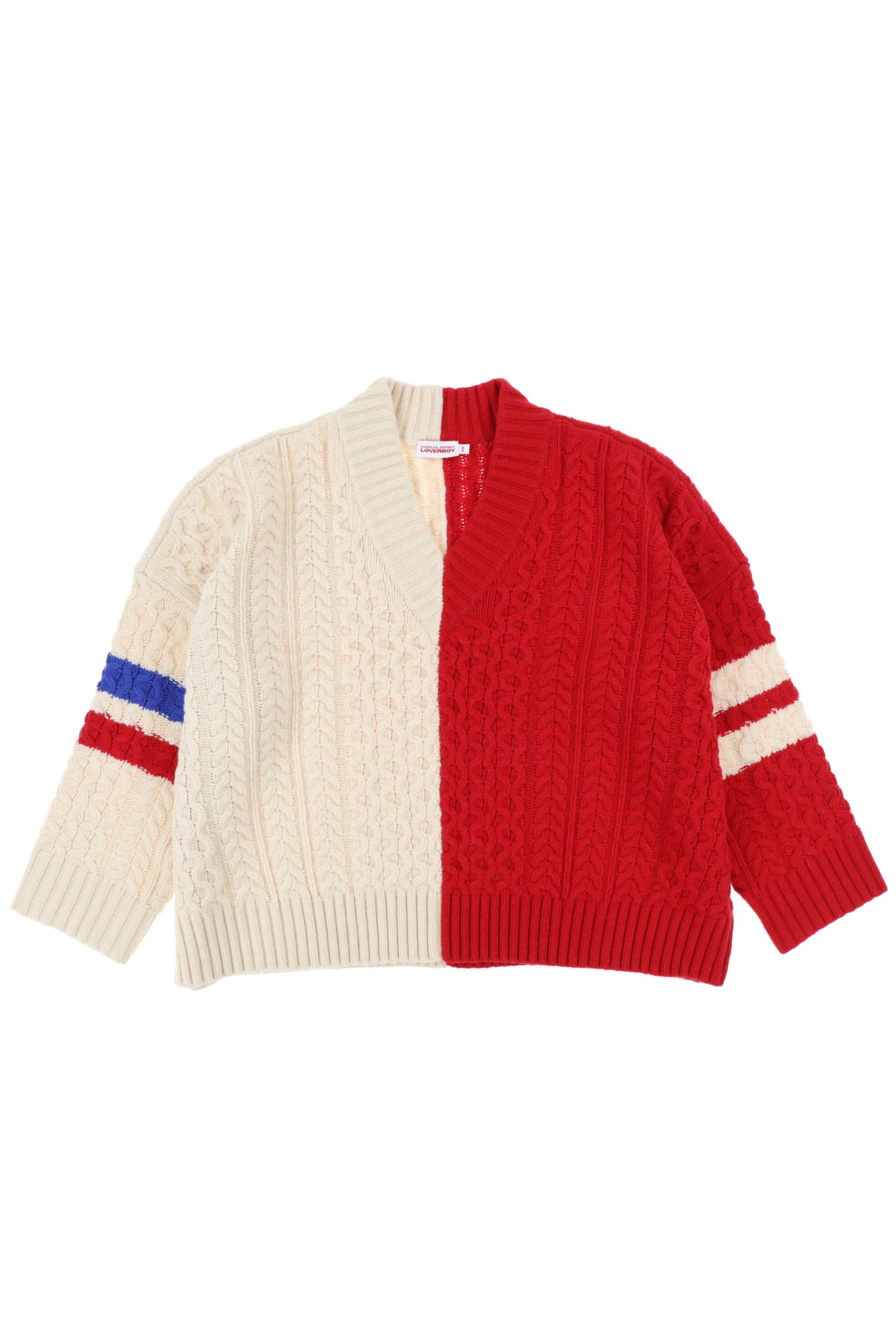 CHARLES JEFFREY LOVERBOY red cardigan castroarquitetos.com