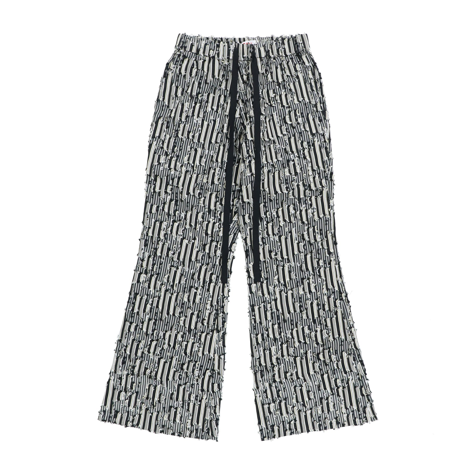 MASU STAR JACQUARD FLARE PANTS(WHITE)