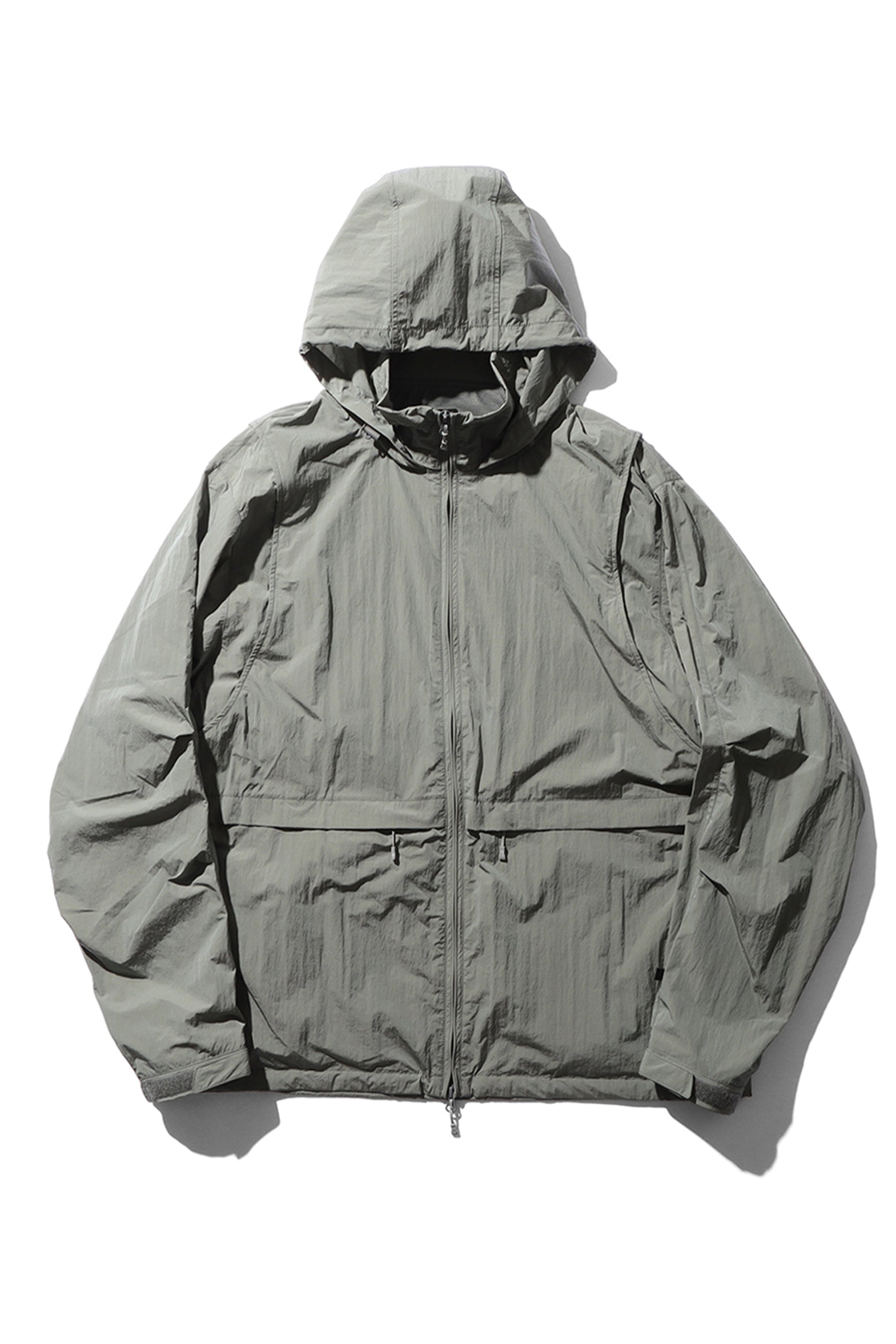 TECH 2WAY WINDBREAKER JACKET / COASTER GRY