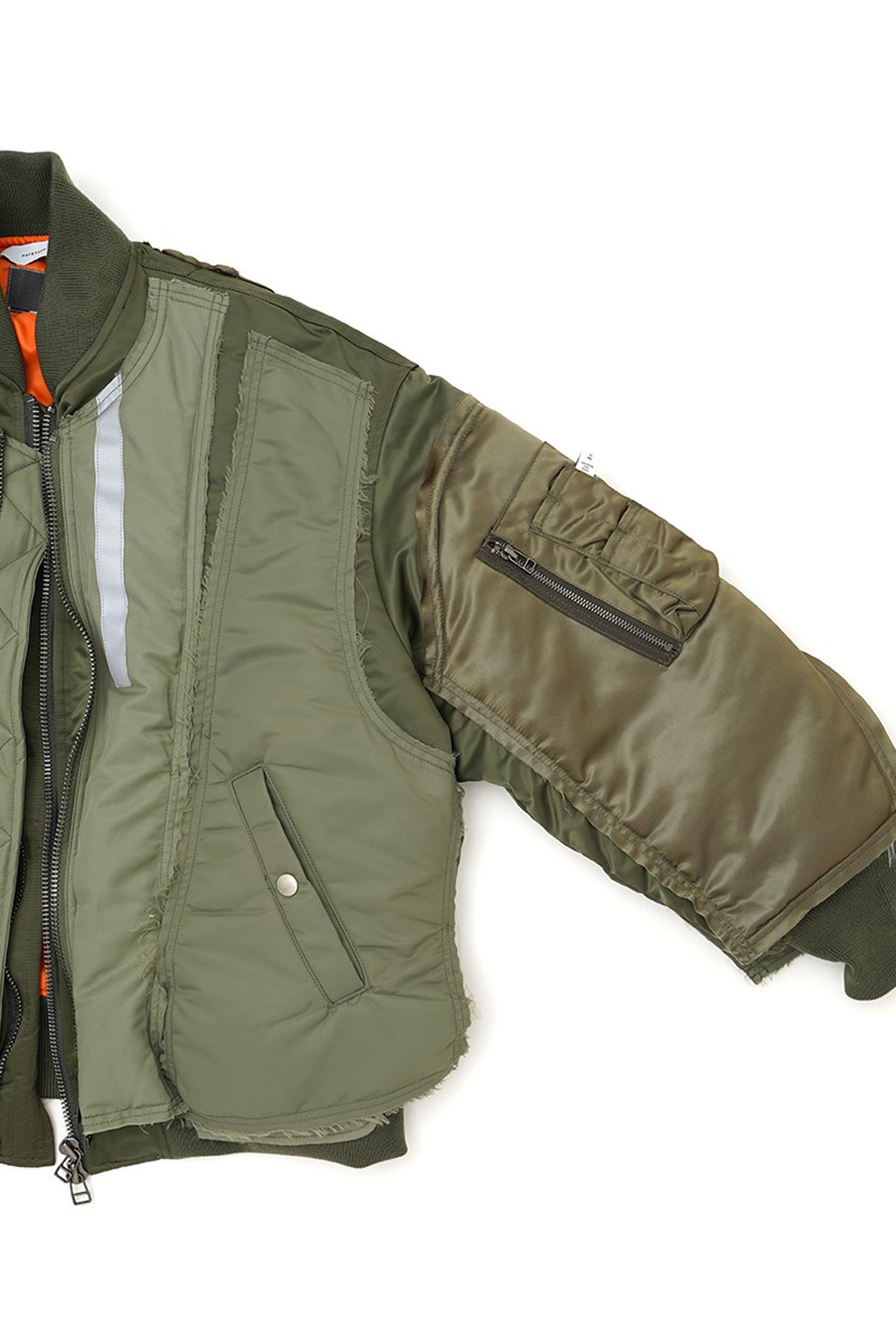 22AW FACETASM LAYERD MA-1 ボンバージャケット-