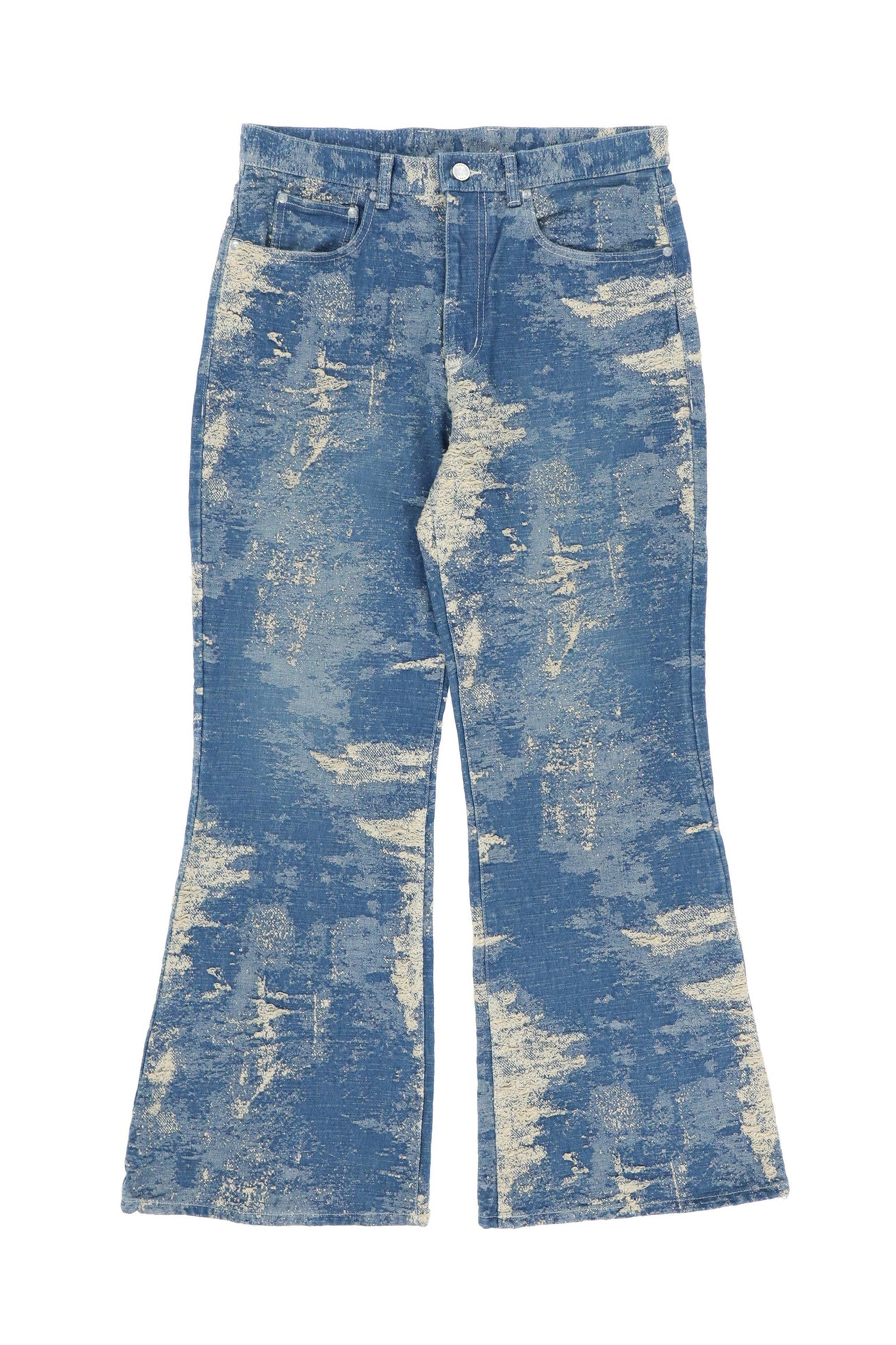 TAAKK FW21 TAAK DENIM FLARE PANTS EXCLUSIVE / BLU ...