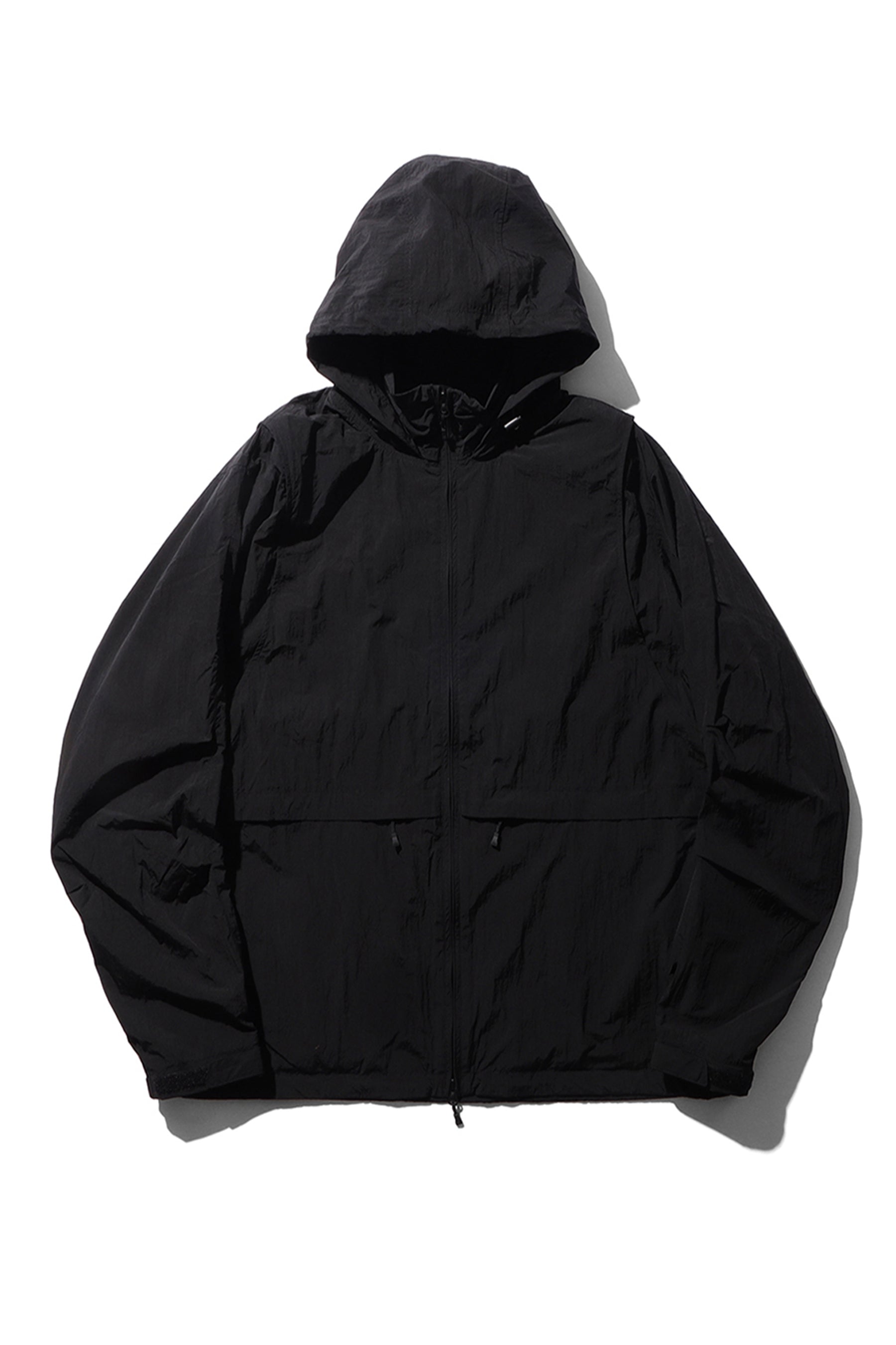 DAIWA PIER39 TECH 2WAY WINDBREAKER JACKET / BLK - NUBIAN