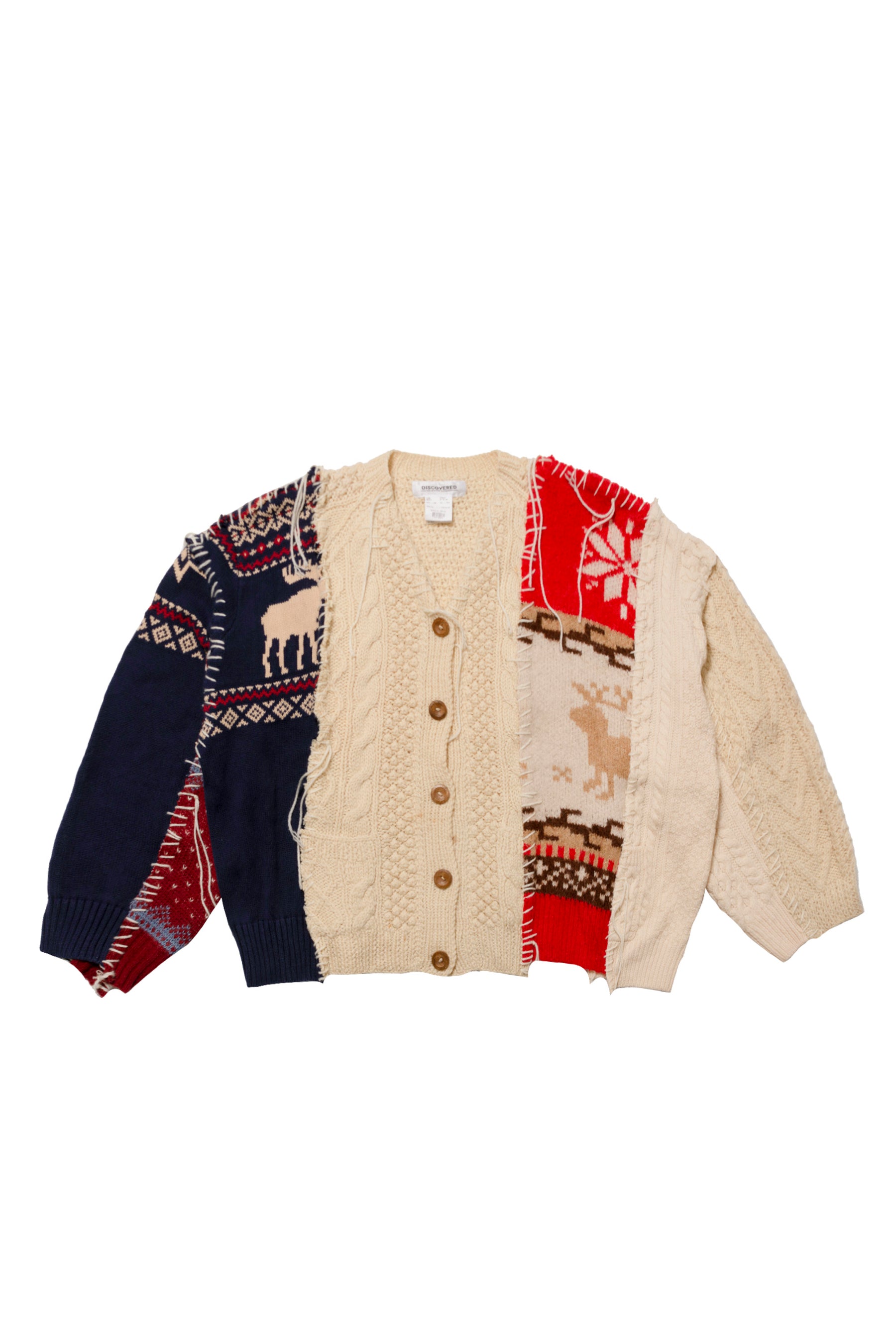 18000円直販安い 【第1位獲得！】 【Discoverd】Nordic Collage Knit