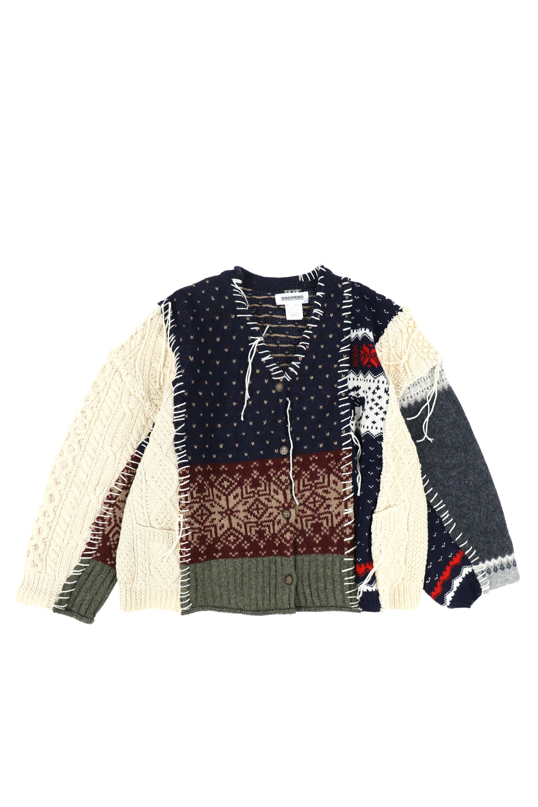 完売】DISCOVERED/Nordic Collage Knit | www.unimac.az