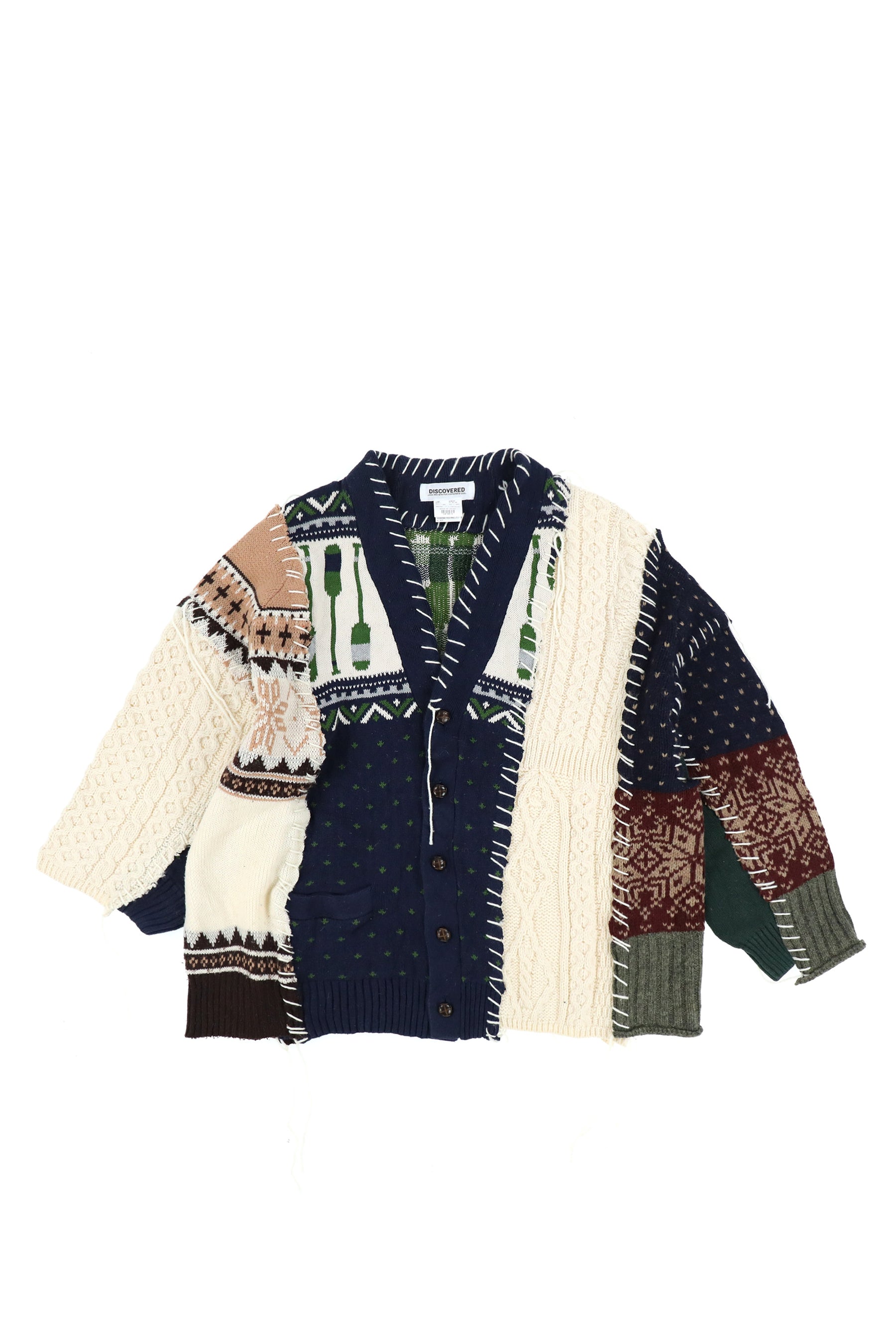 完売】DISCOVERED/Nordic Collage Knit | www.unimac.az