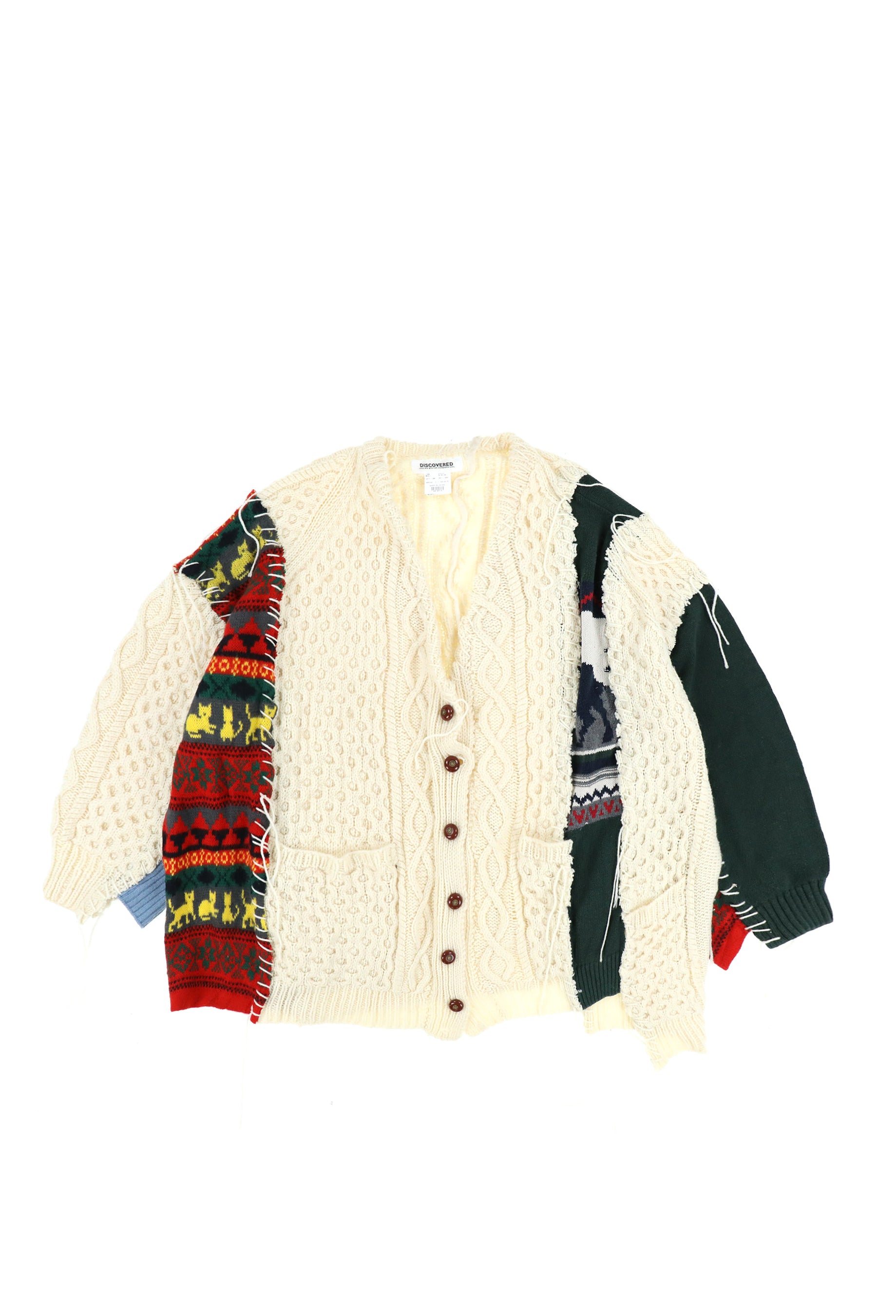 特上美品 【Discoverd】Nordic Collage Knit Cardigan | www.tegdarco.com