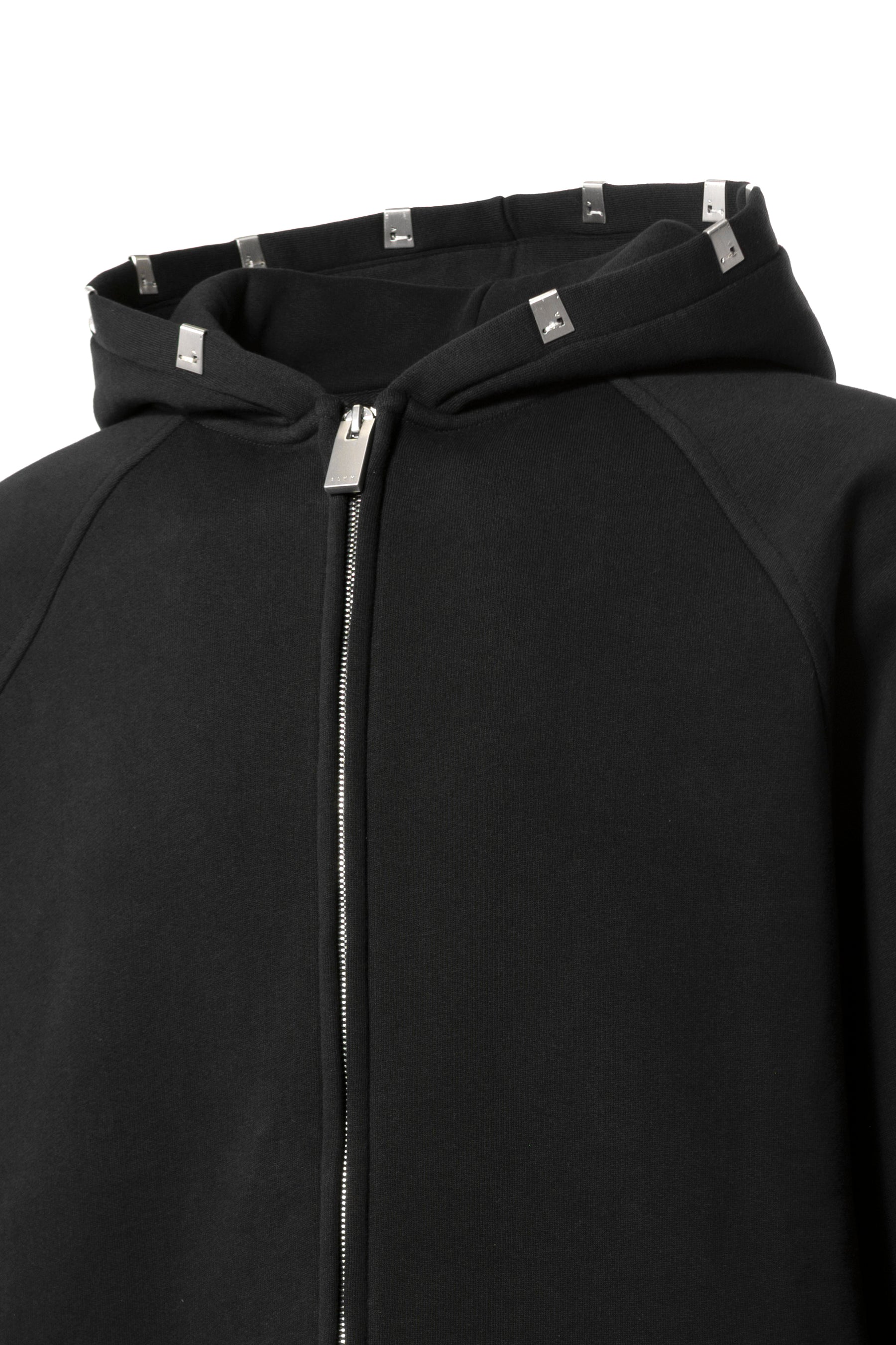 LIGHTERCAP HOOD ZIP SWEATSHIRT / BLK