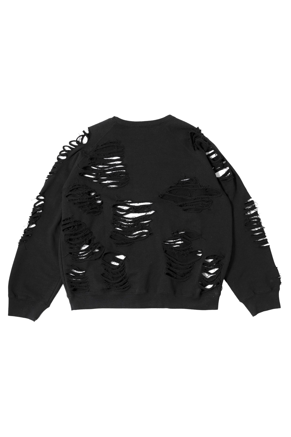 Tパブロ着用】JUN NAKAYAMA DISTRESSED CREWNECK 値下げ時間 www