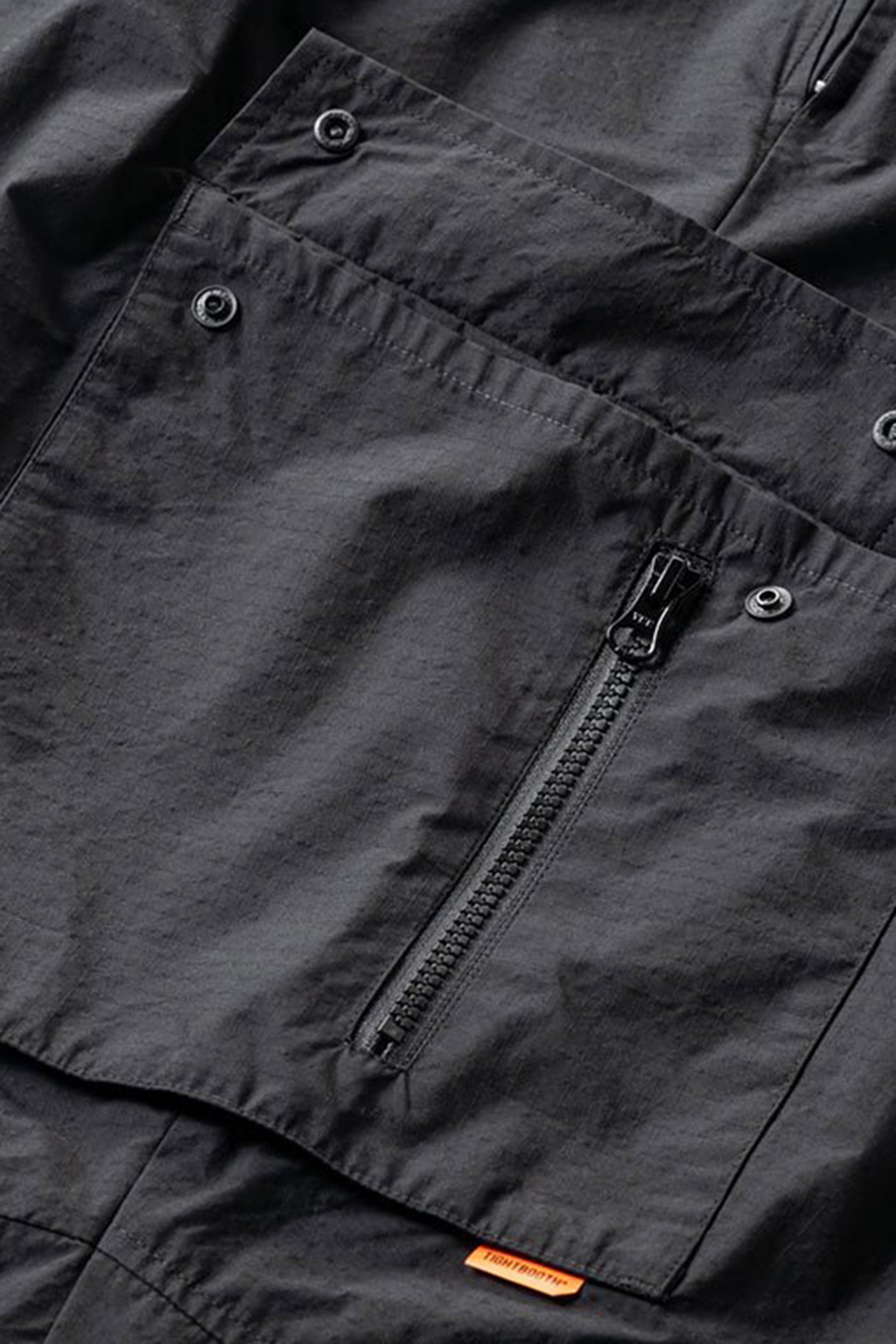 RIPSTOP BALLOON CARGO PANTS / BLK