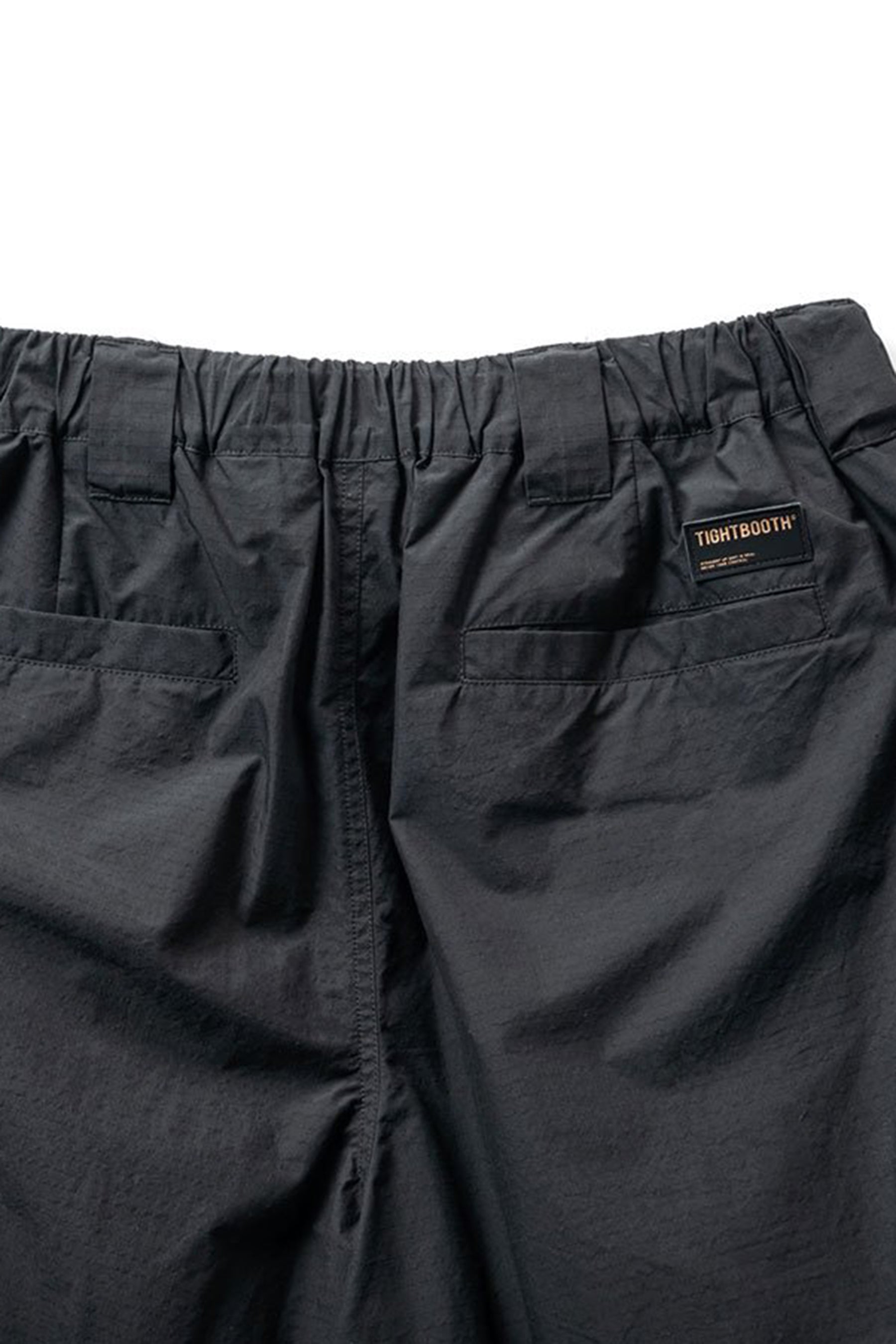 TIGHTBOOTH SS23 RIPSTOP BALLOON CARGO PANTS / BLK - NUBIAN