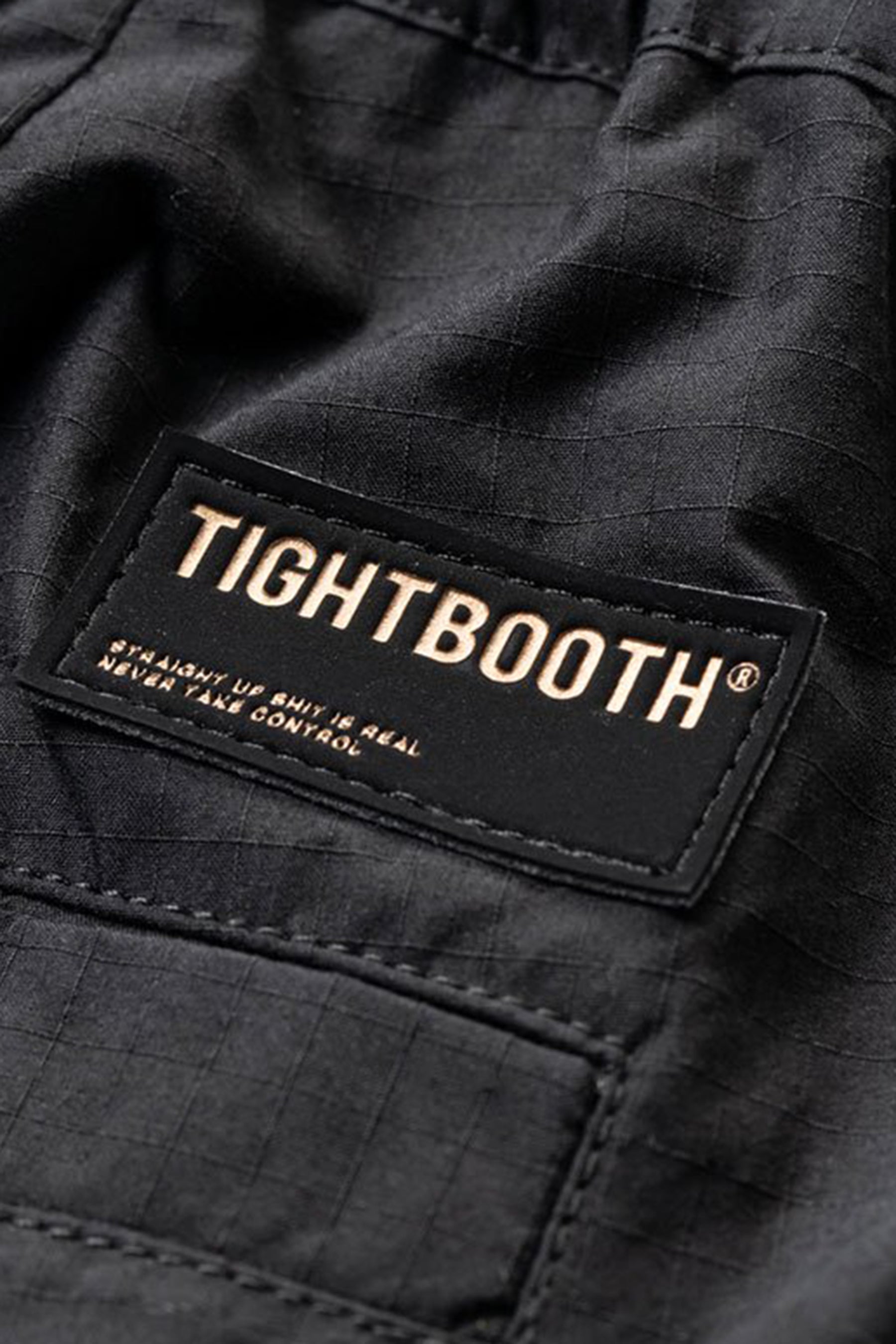 TIGHTBOOTH SS23 RIPSTOP BALLOON CARGO PANTS / BLK - NUBIAN