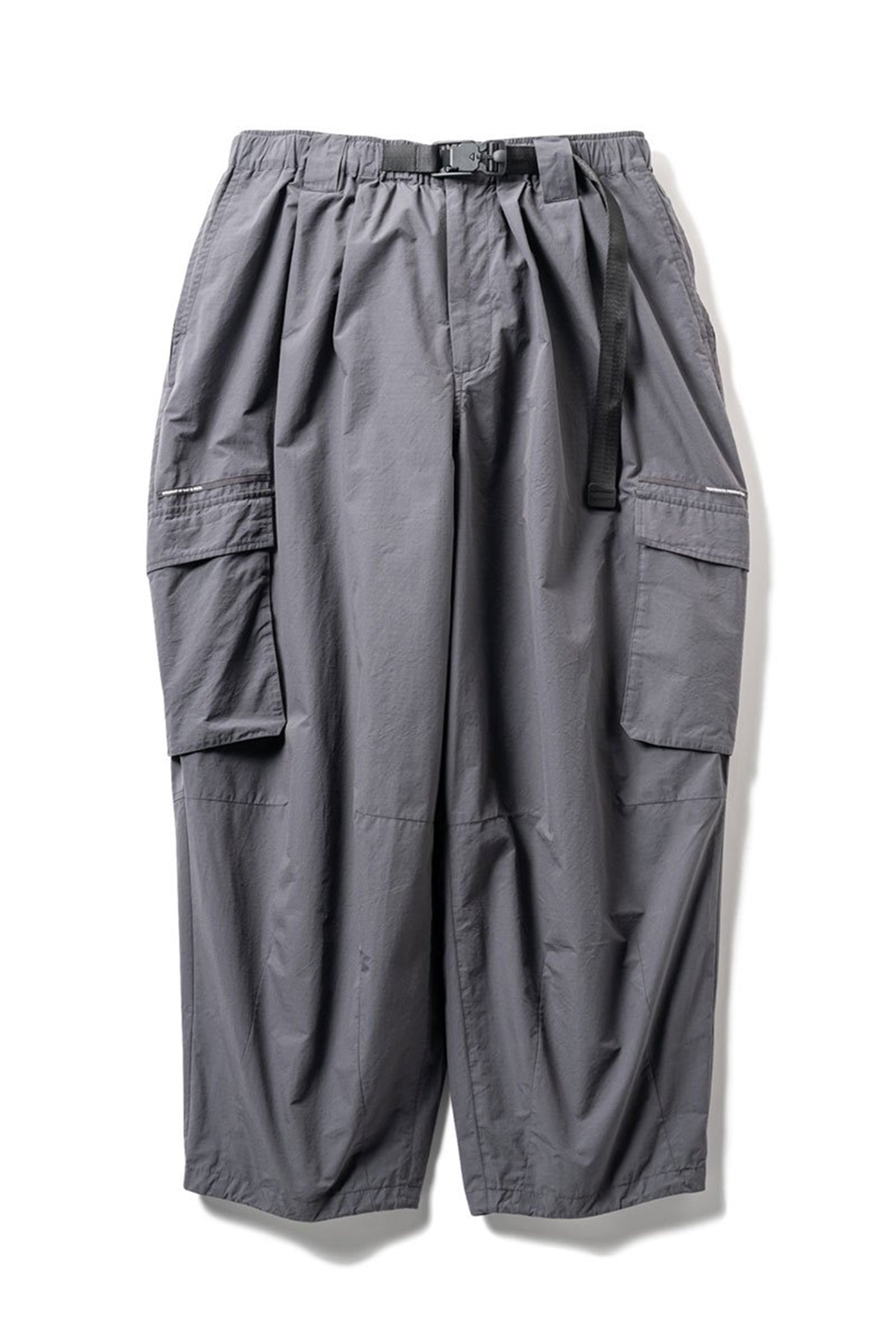 TIGHTBOOTH SS23 RIPSTOP BALLOON CARGO PANTS / CHA - NUBIAN