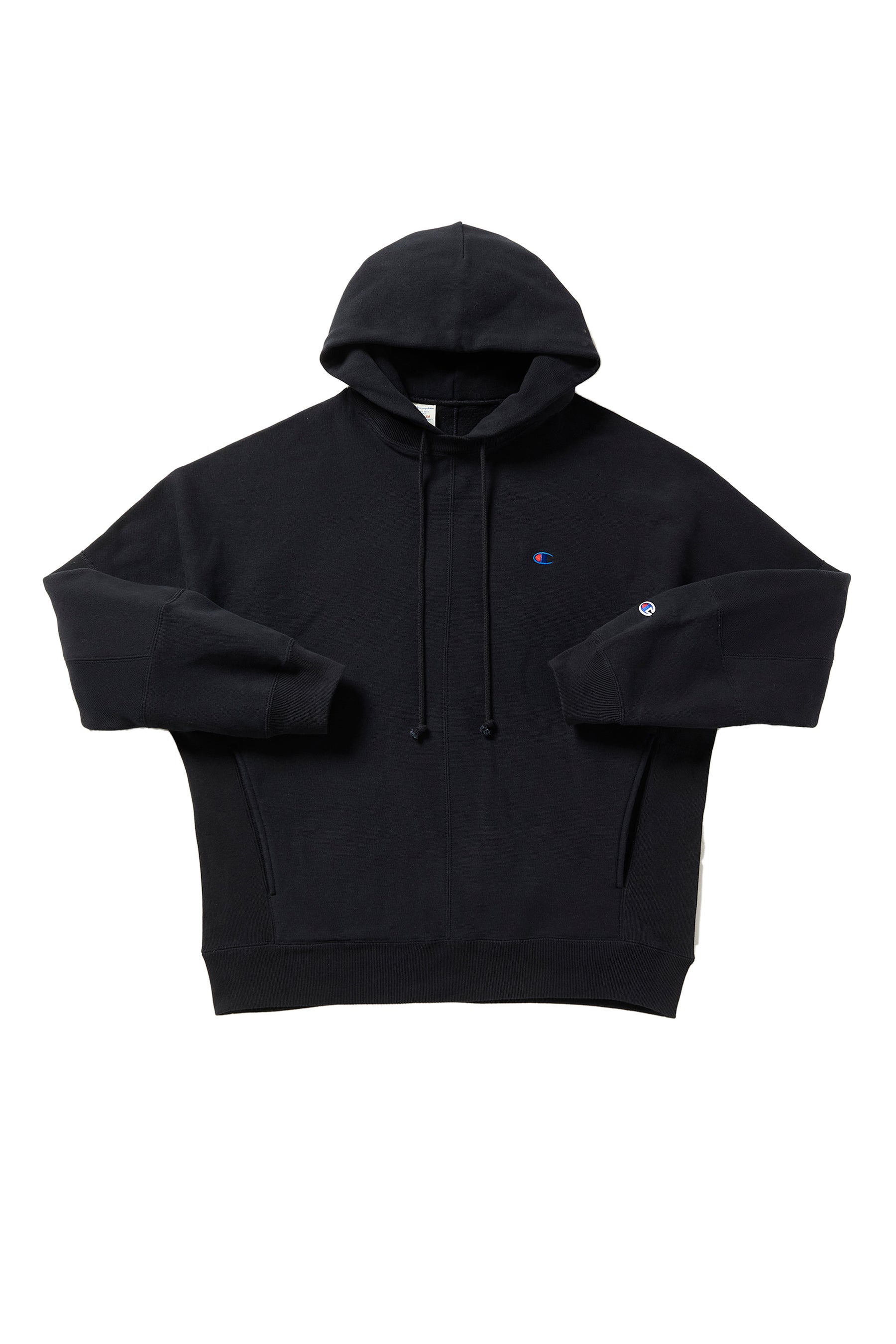 N.HOOLYWOOD × CHAMPION FW22 ×CHAMPION HOODED SWEATSHIRT / BLK - NUBIAN