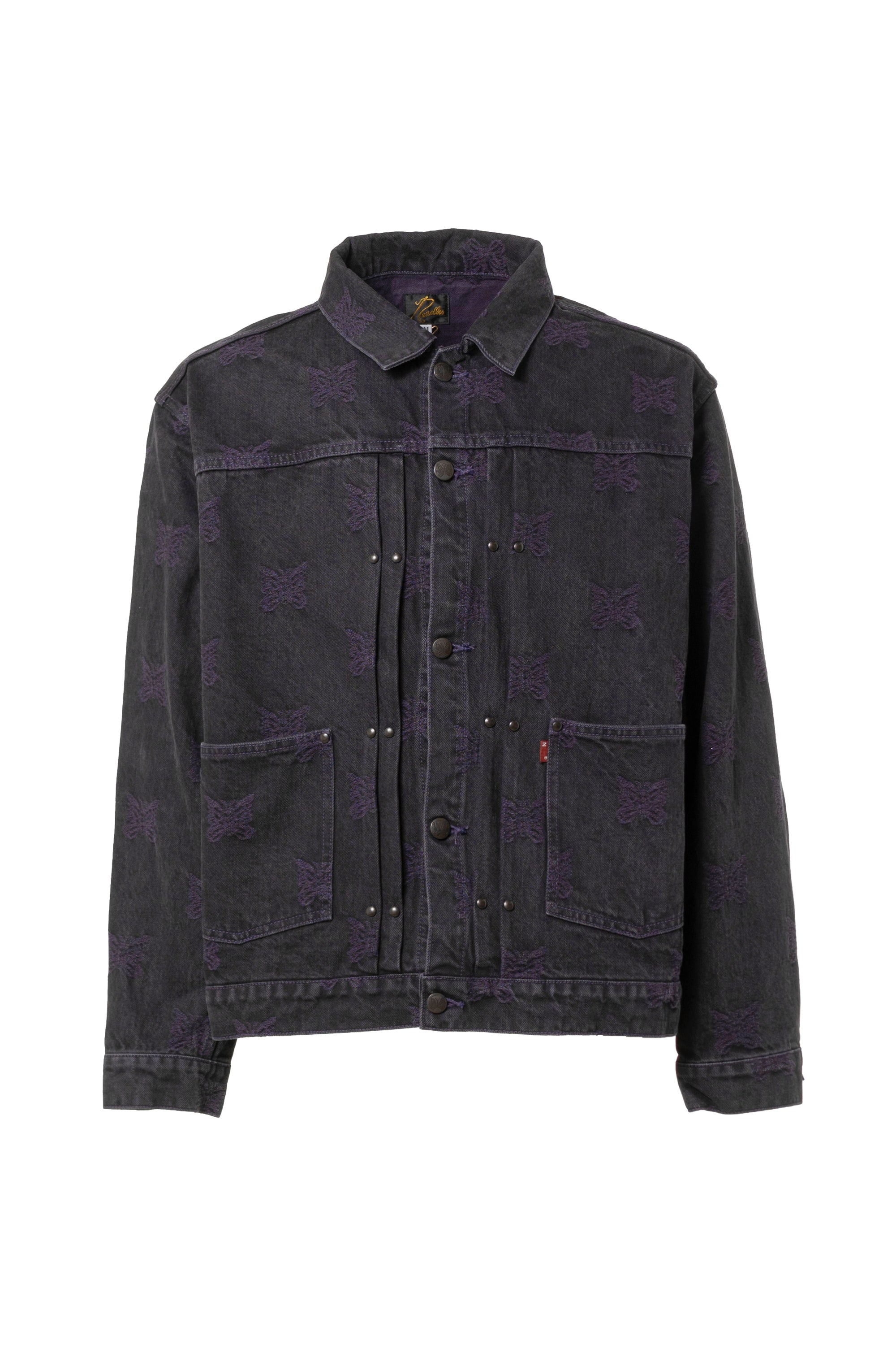 Needles SS23 M.W. JEAN JACKET - 13OZ DENIM / PAPILLON JQ. / BLK